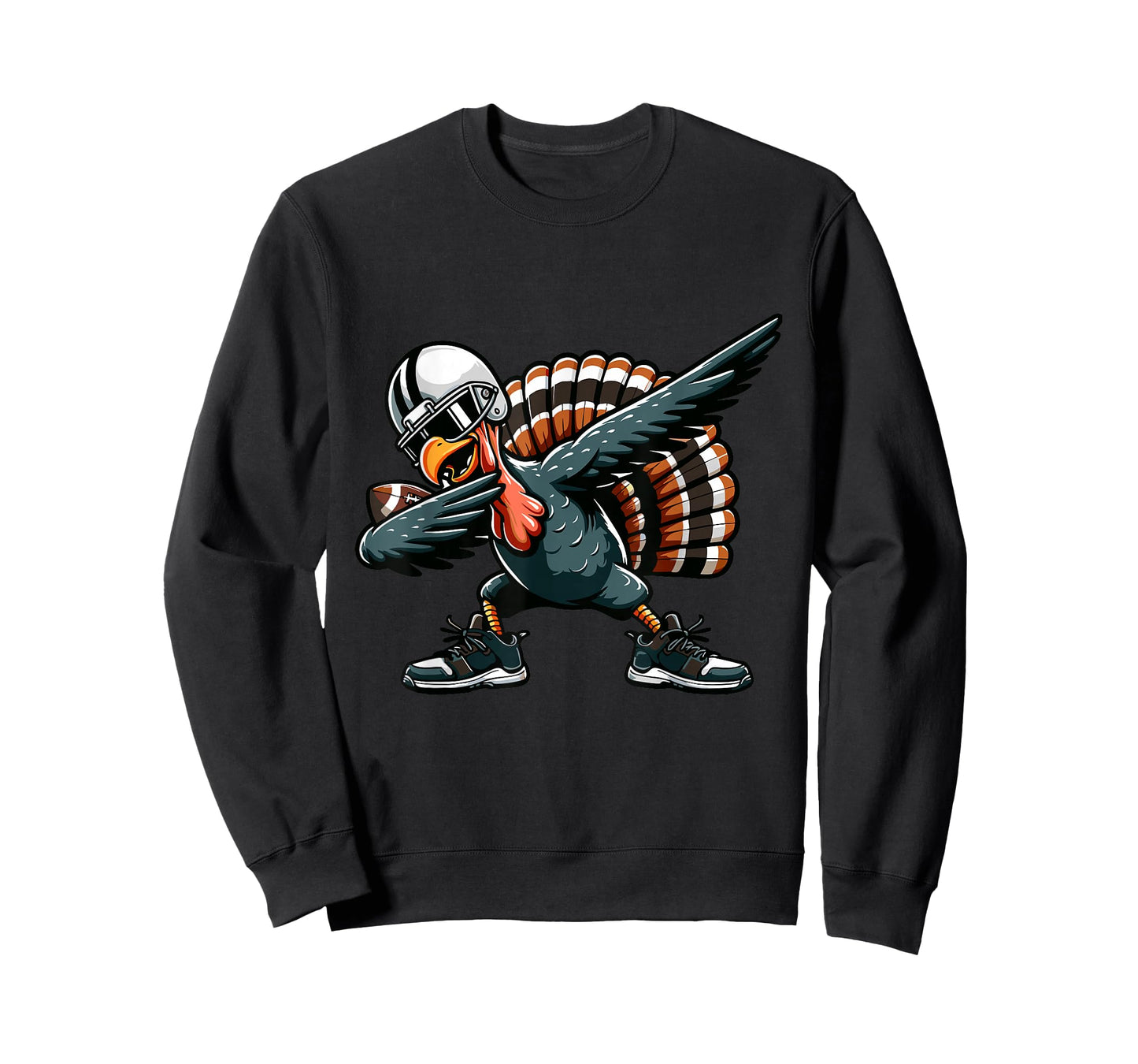 Dabbing Turkey Bowl Football Kids Men Boys Thanksgiving T-Shirt