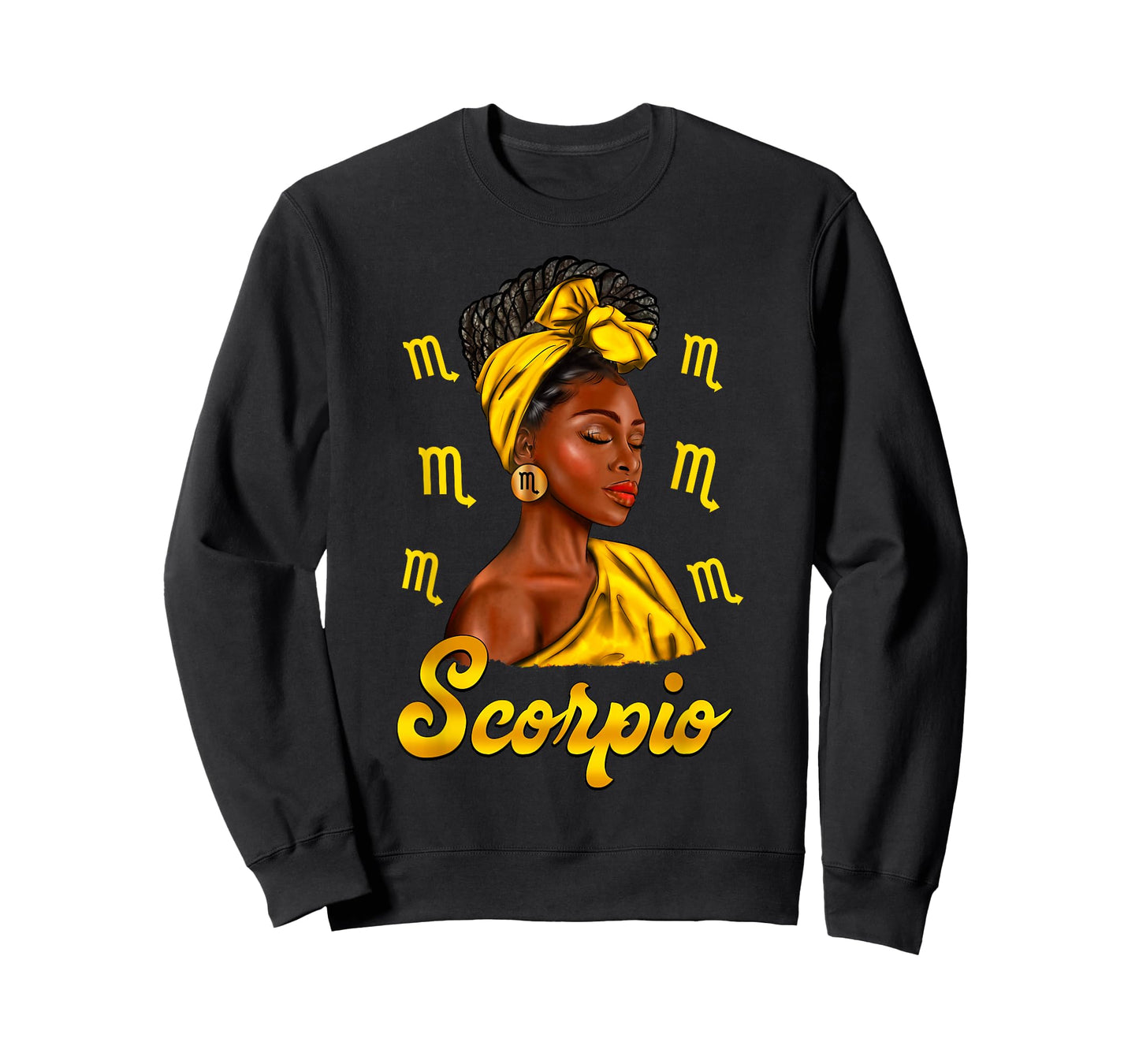 Scorpio Girl Black Woman African American Women Zodiac T-Shirt