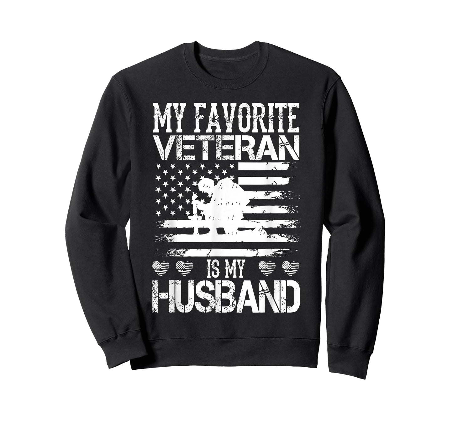 My Favorite Veteran is My Husband Military Veterans Day T-Shirt