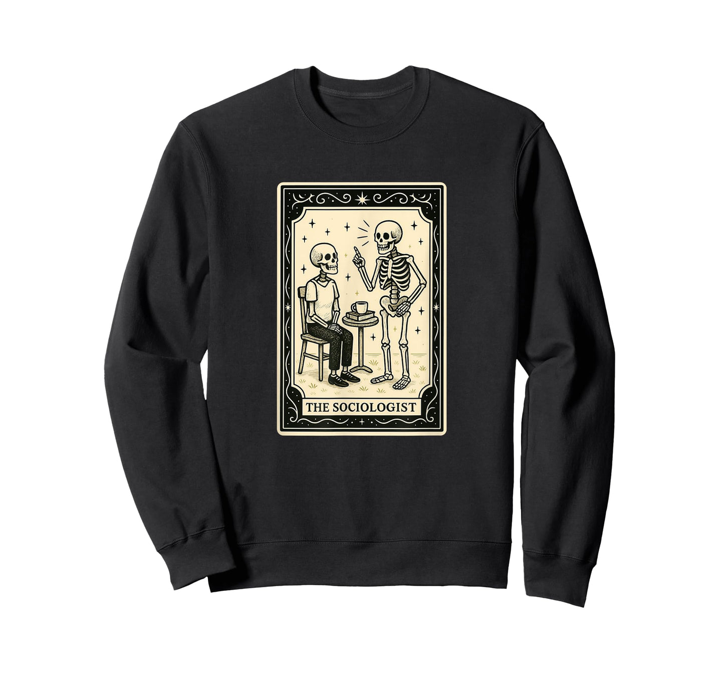 The Sociologist Tarot Card Halloween Spooky Gothic Sociology T-Shirt