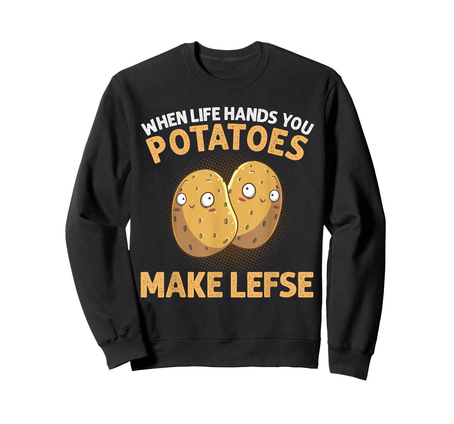 Cool Lefse For Men Women Potato Flatbread Baking Pastry Food T-Shirt