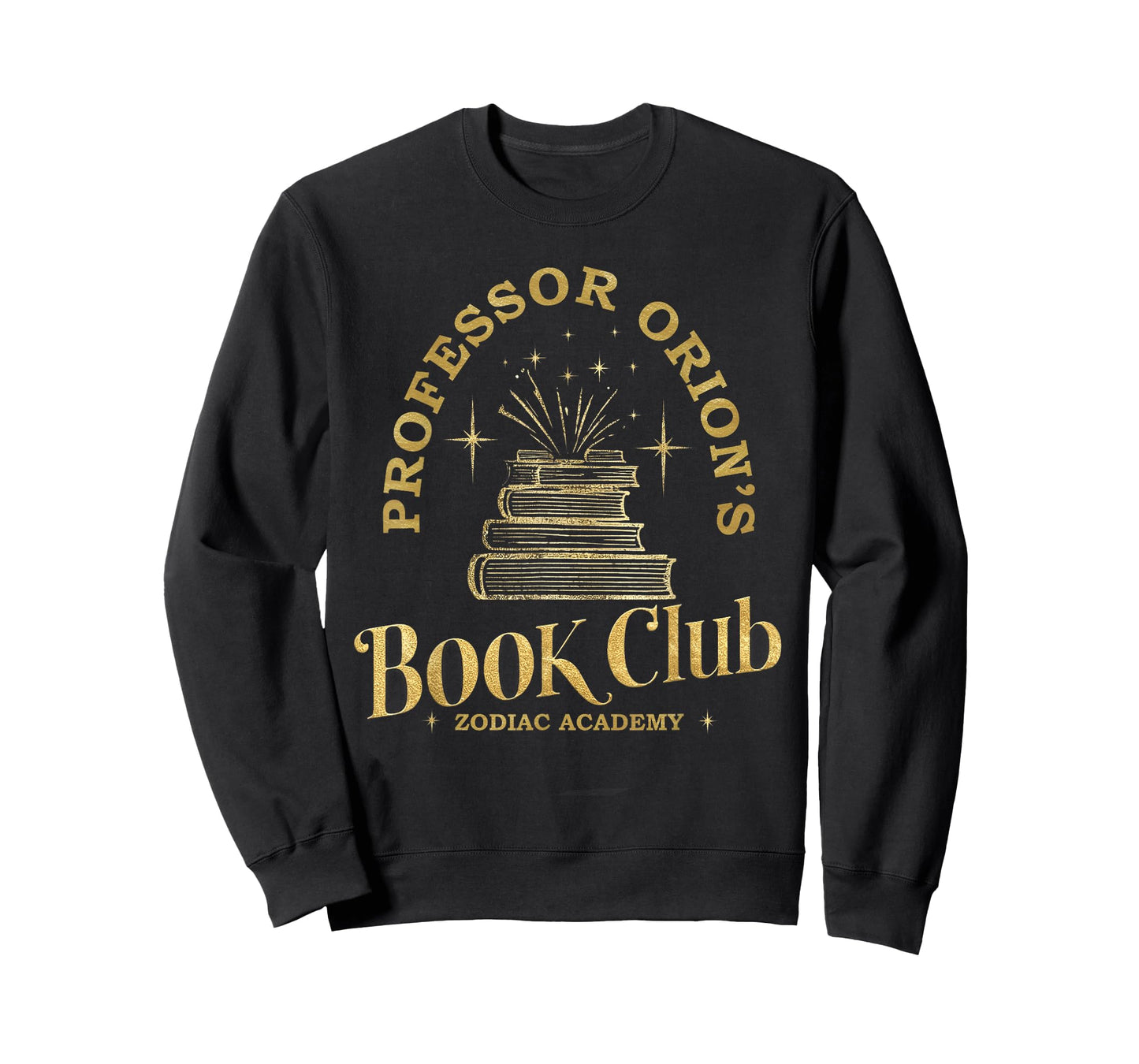 Academy Book Nerd Professor Orion's BookClub Zodiac T-Shirt