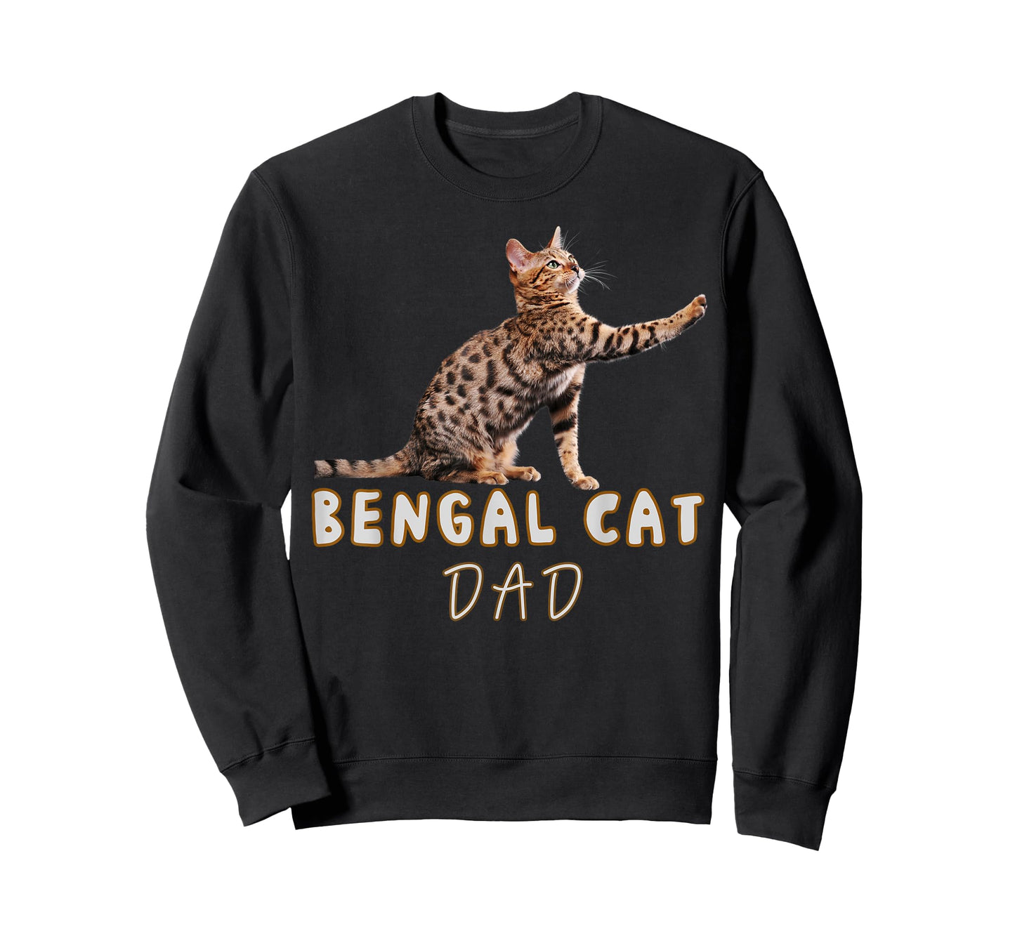 Bengal Cat Dad Funny Cute Bengal Lover T-Shirt