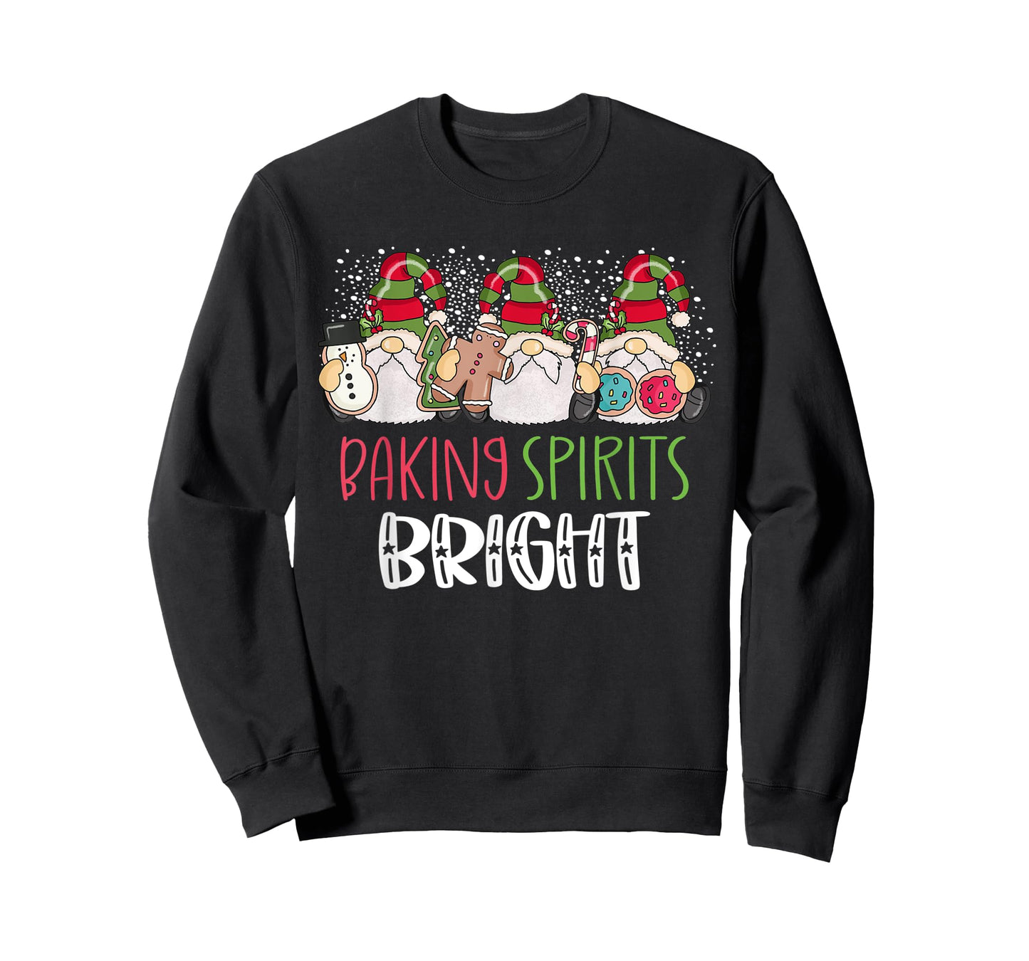 Christmas Baking Shirt Baking With My Gnomies Cute Gnomes T-Shirt