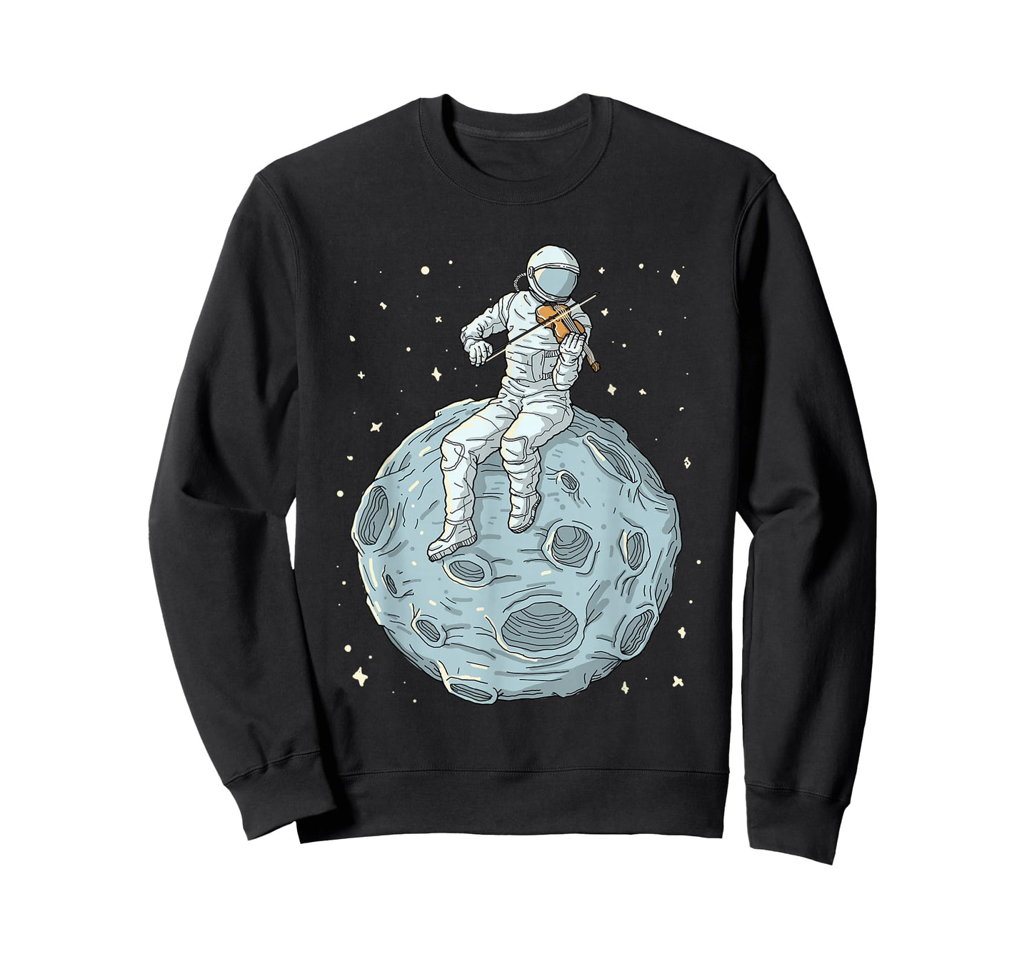 Astronaut Violin Player Violinist Viola Classical Music T-Shirt