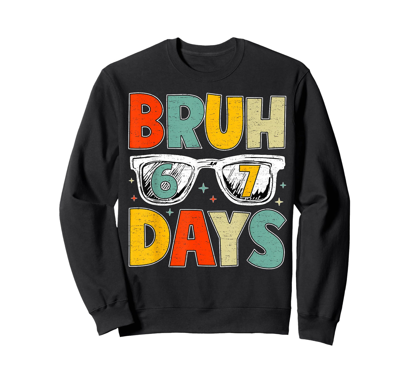Bruh 67 Days of School Sunglasses 67th Day of School Kid Boy T-Shirt