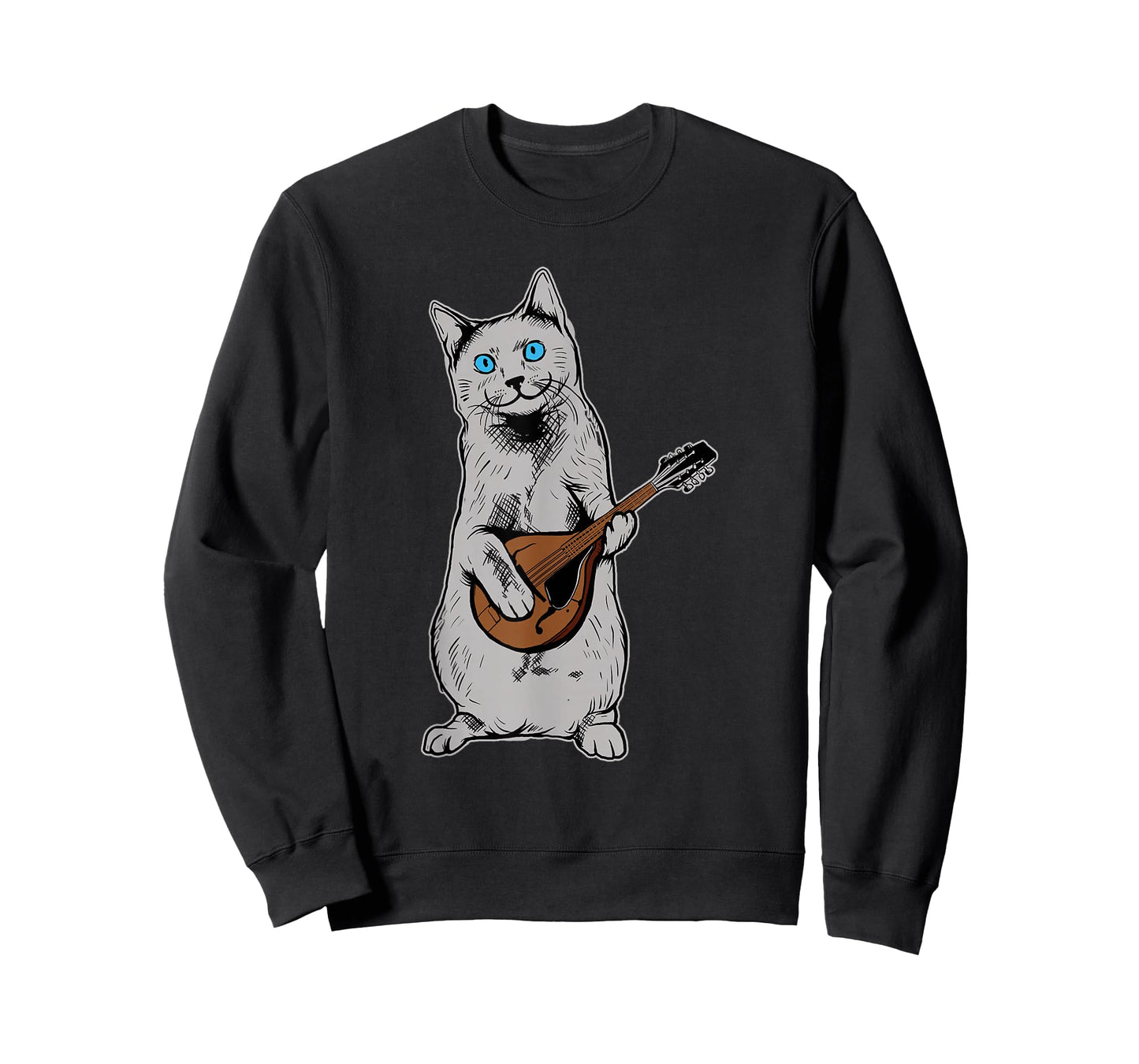 Musician Cat Playing Mandolin T-shirt Bluegrass T-Shirt
