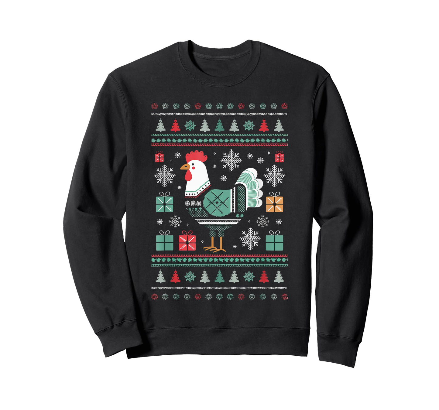 Chicken Ugly Christmas T-Shirt