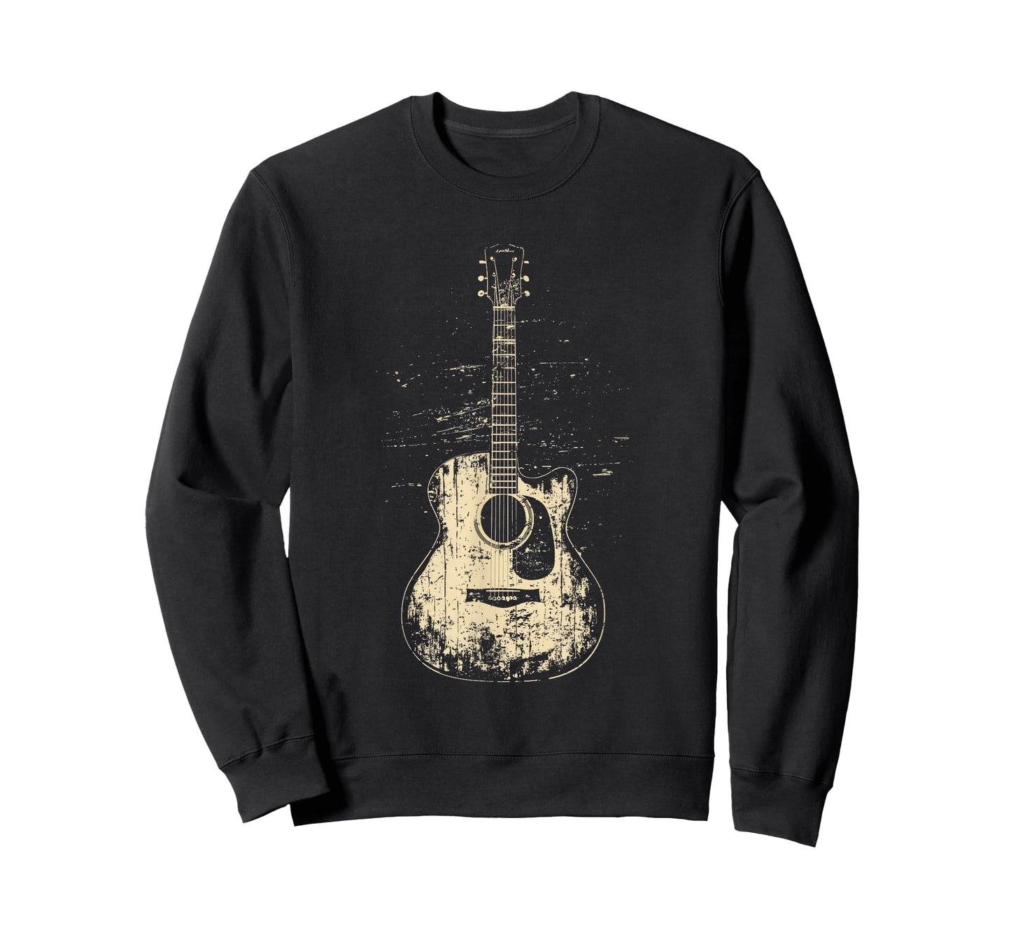 Acoustic Guitar Player Vintage Rock Graphic T-Shirt