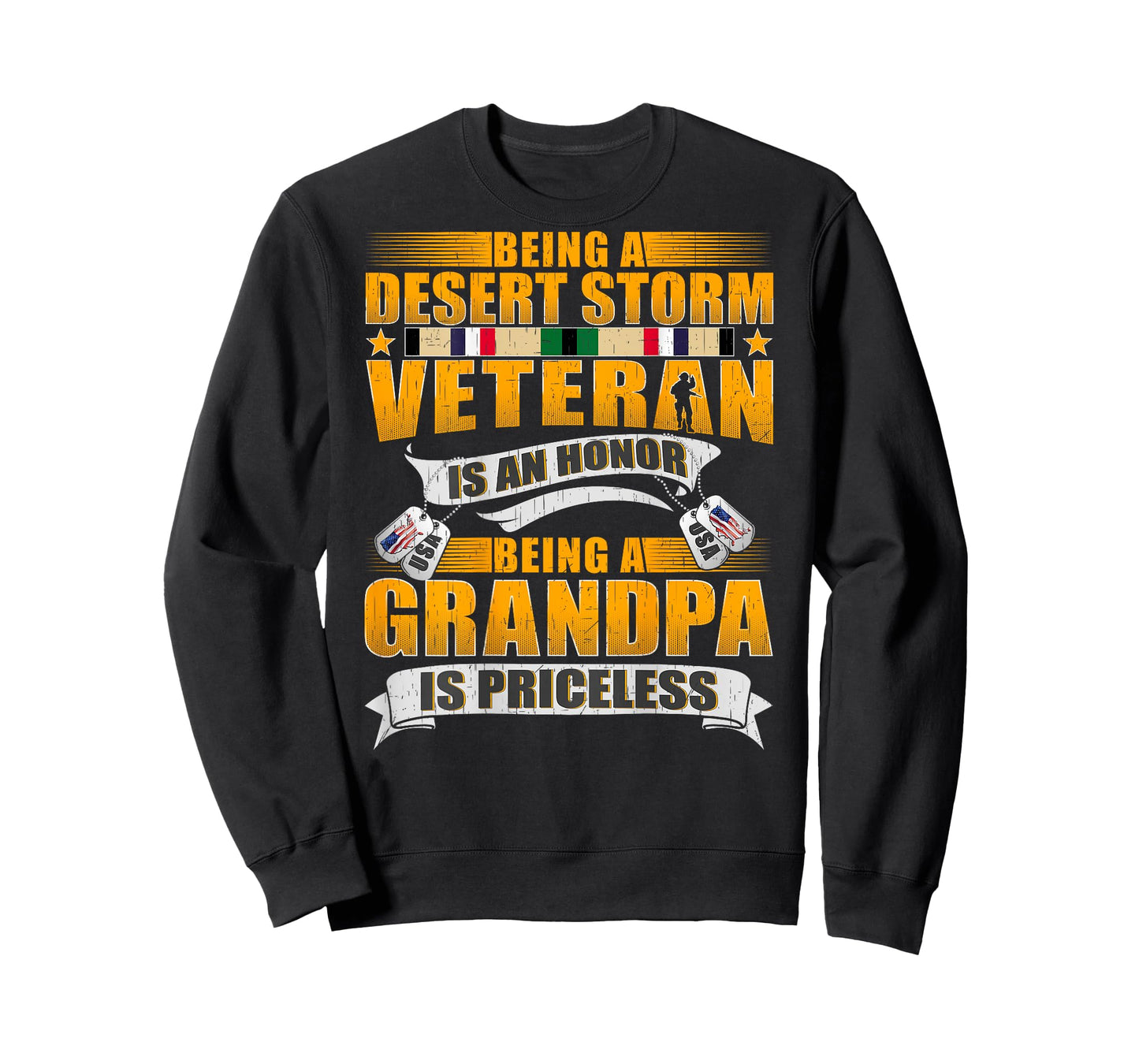 Being Desert Storm Veteran Is An Honor Grandpa Is Priceless T-Shirt
