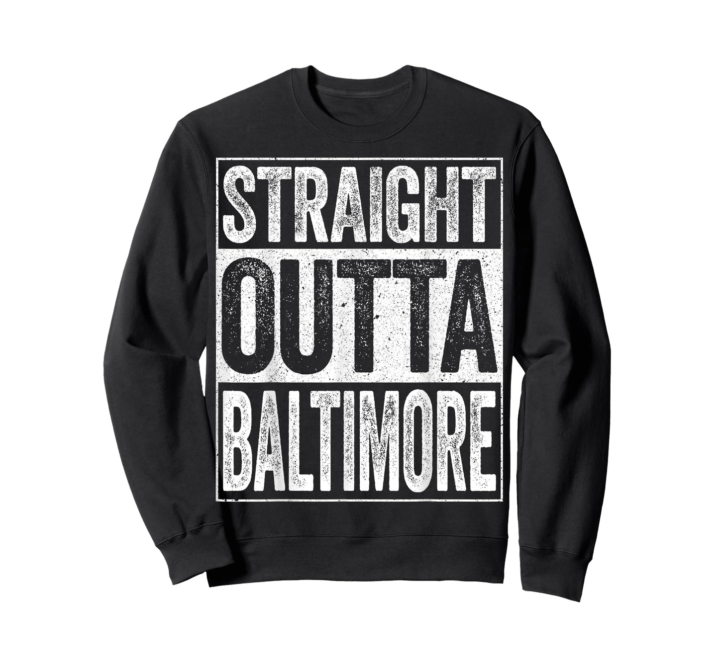 Straight Outta Baltimore T-Shirt Maryland State Shirt T-Shirt