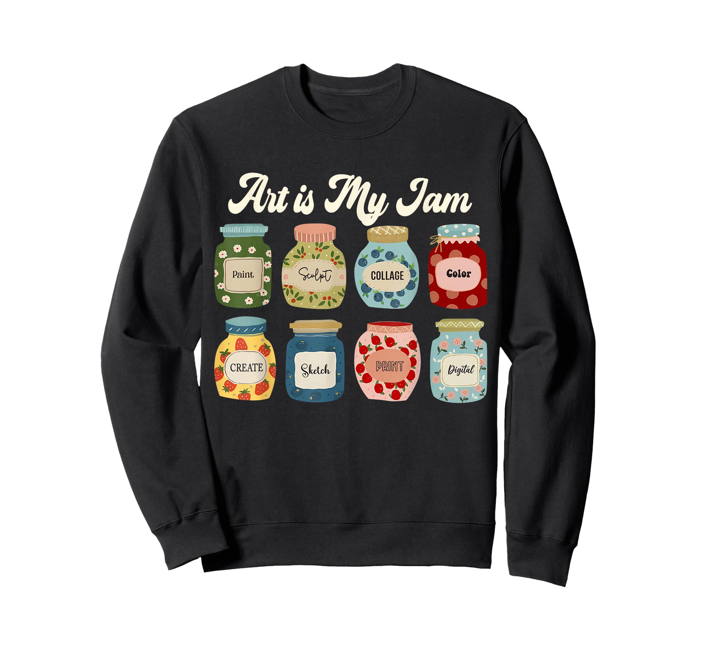 Art is My Jam Shirt Artist Teacher Creative Painting Drawing T-Shirt