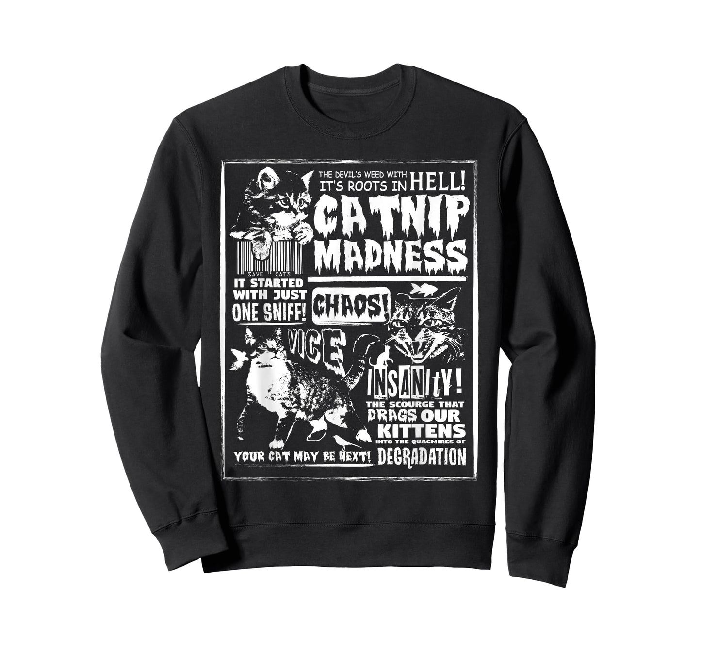 Catnip Madness Cute Kitten Cat Lover Gift for Cat Owners T-Shirt