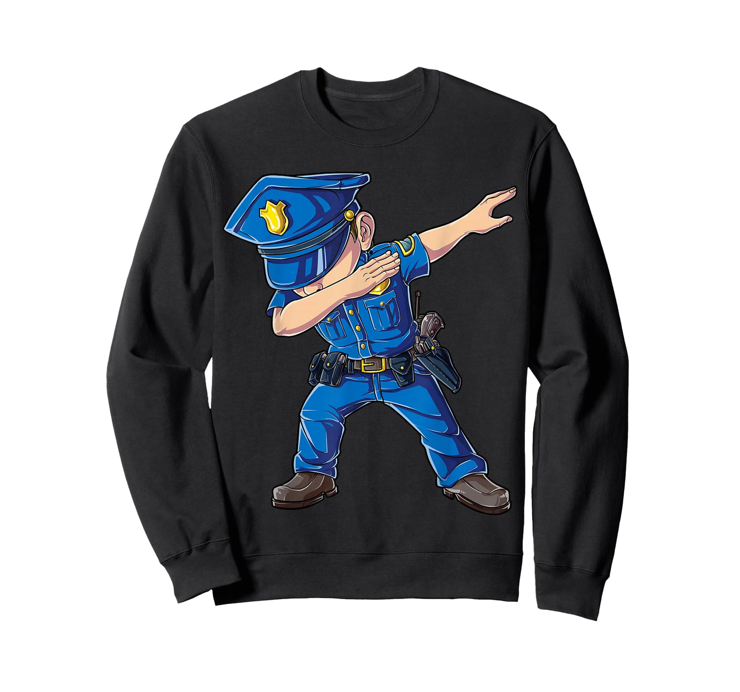 Dabbing Police Funny Policeman Dab Dance Boys Girls Men Cute T-Shirt