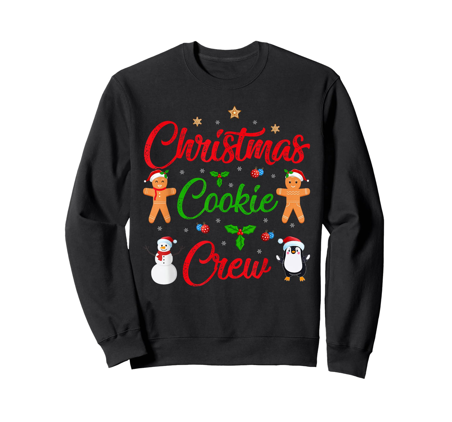 Christmas Cookie Crew Family Baking Team Baker Holiday Xmas T-Shirt