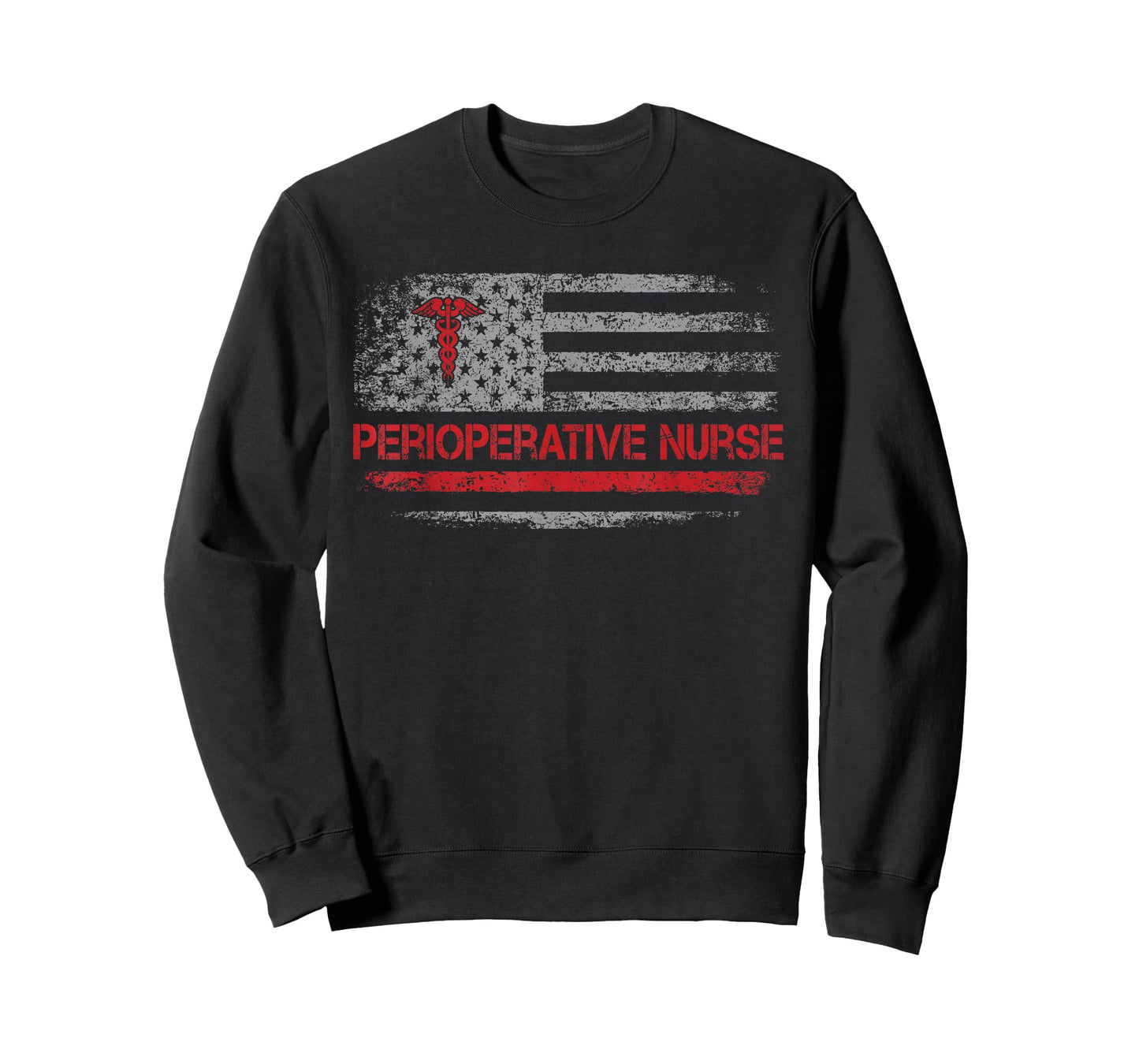 American Flag Nurse Perioperative Nurse Funny Nursing T-Shirt
