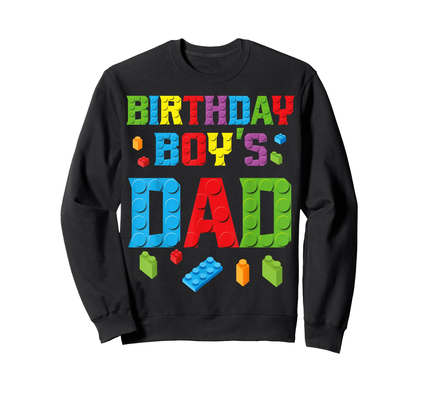 Master Builder Birthday Boy's Dad Building Bricks Blocks Men T-Shirt