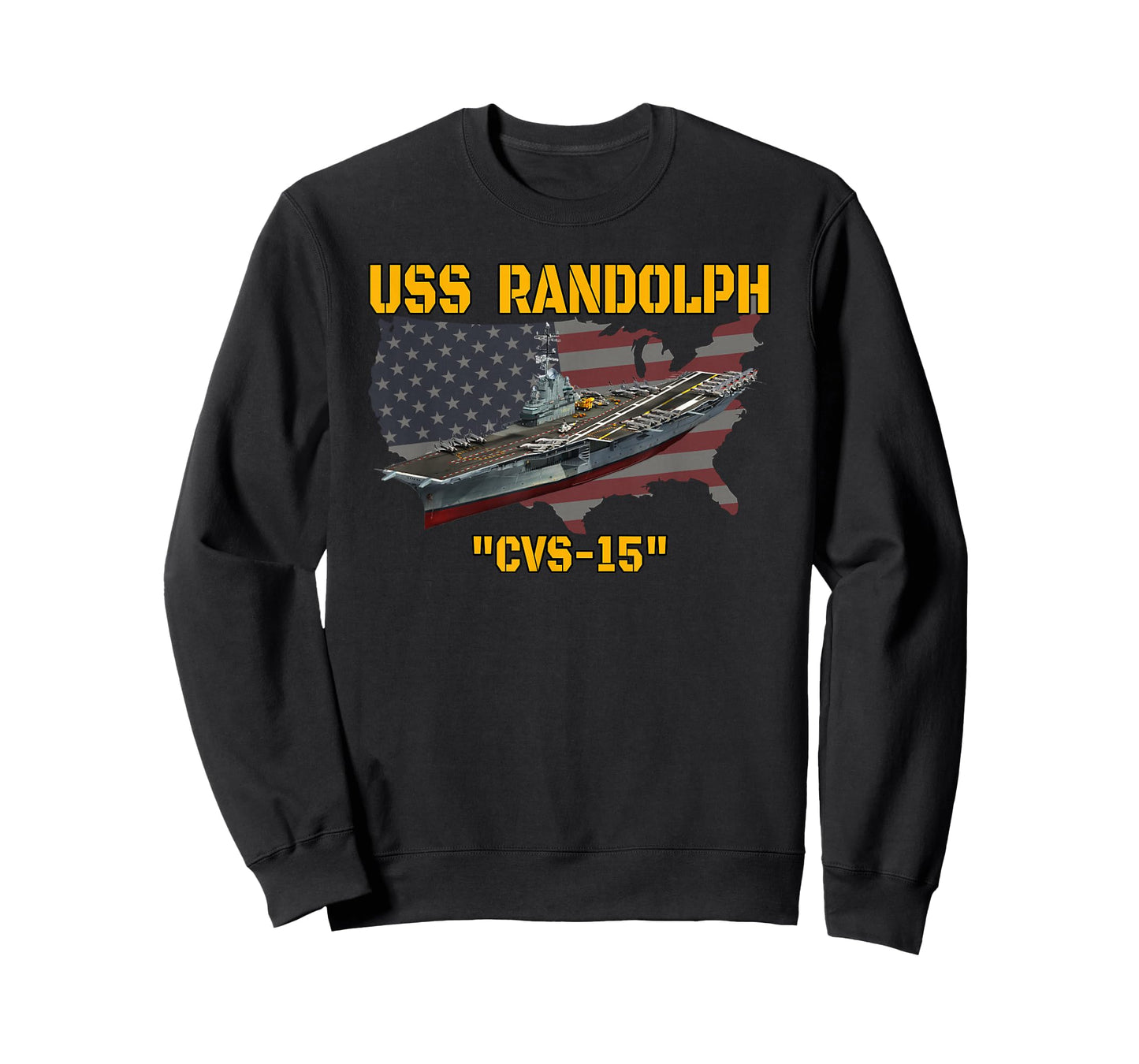 Aircraft Carrier USS Randolph CVS-15 Veteran Day Fathers Day T-Shirt
