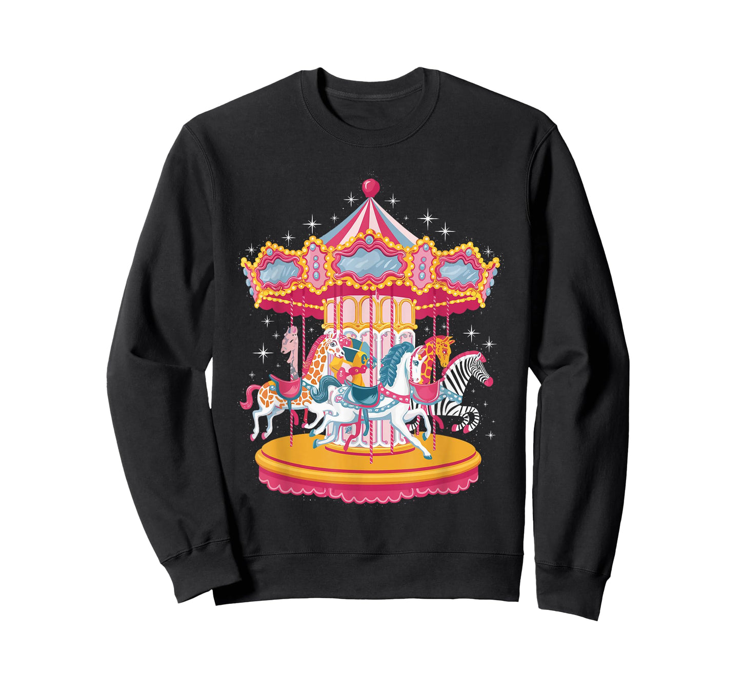 Horse Riding Carousel Rider Country Fair Carnival Fair T-Shirt