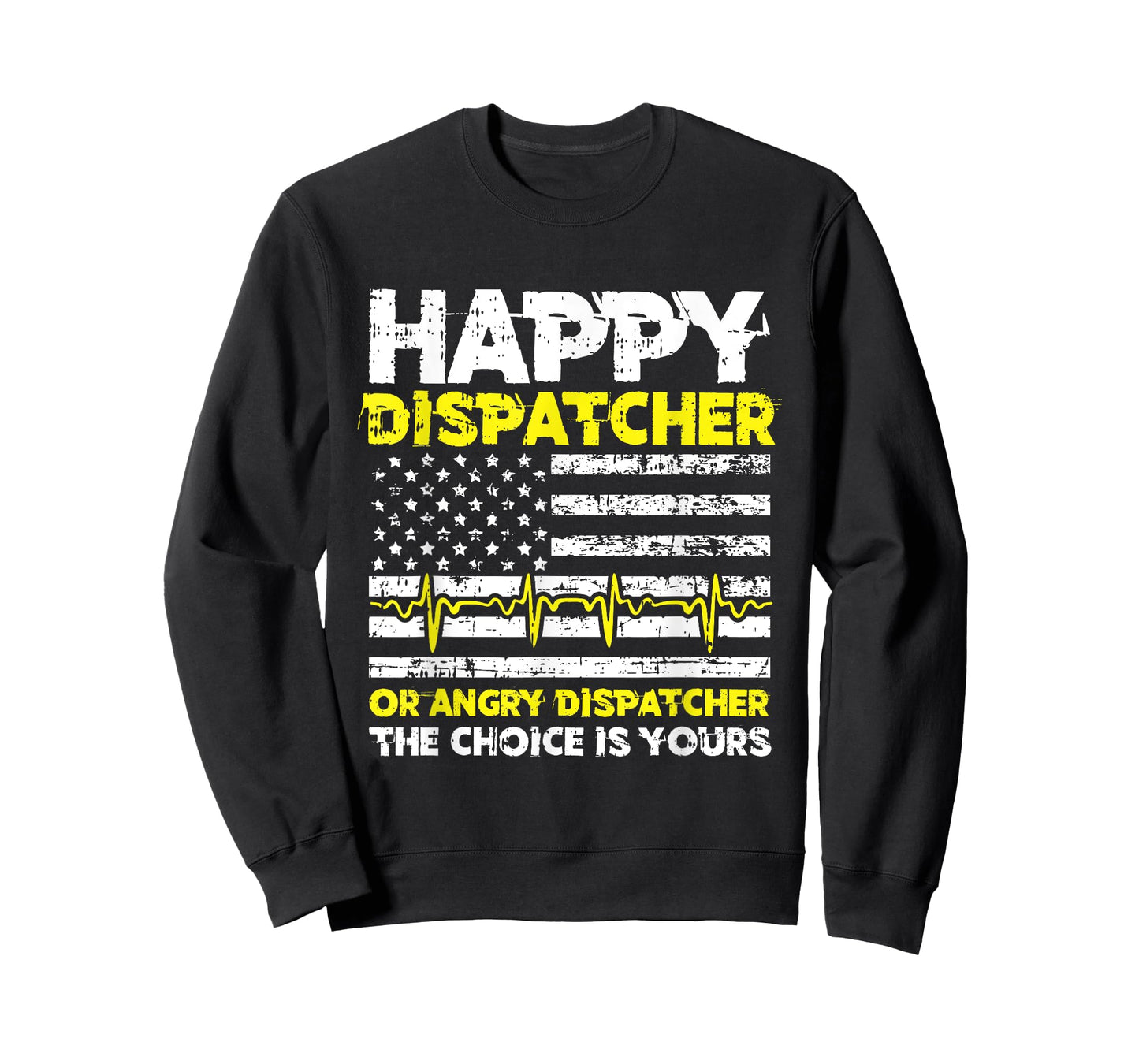 American Flag 911 Operator Dispatch-er Police Fire EMS Gift T-Shirt