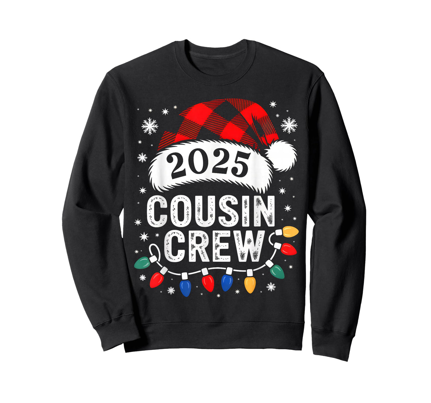 Christmas Cousin Crew 2025 Matching Xmas Family Pajama Pjs T-Shirt