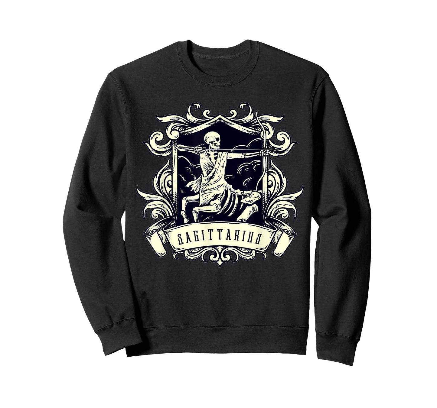 Sagittarius Skull Horoscope Personality Zodiac Birthday T-Shirt