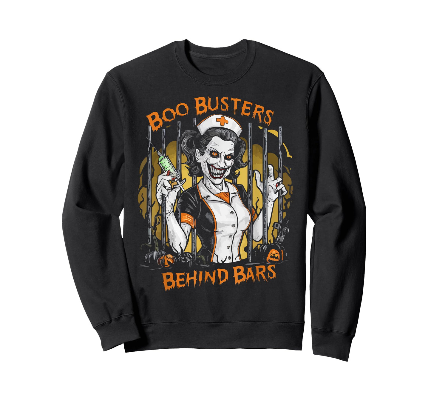 Correctional Nurse Halloween Spooky Nursing Trick Or Treat T-Shirt