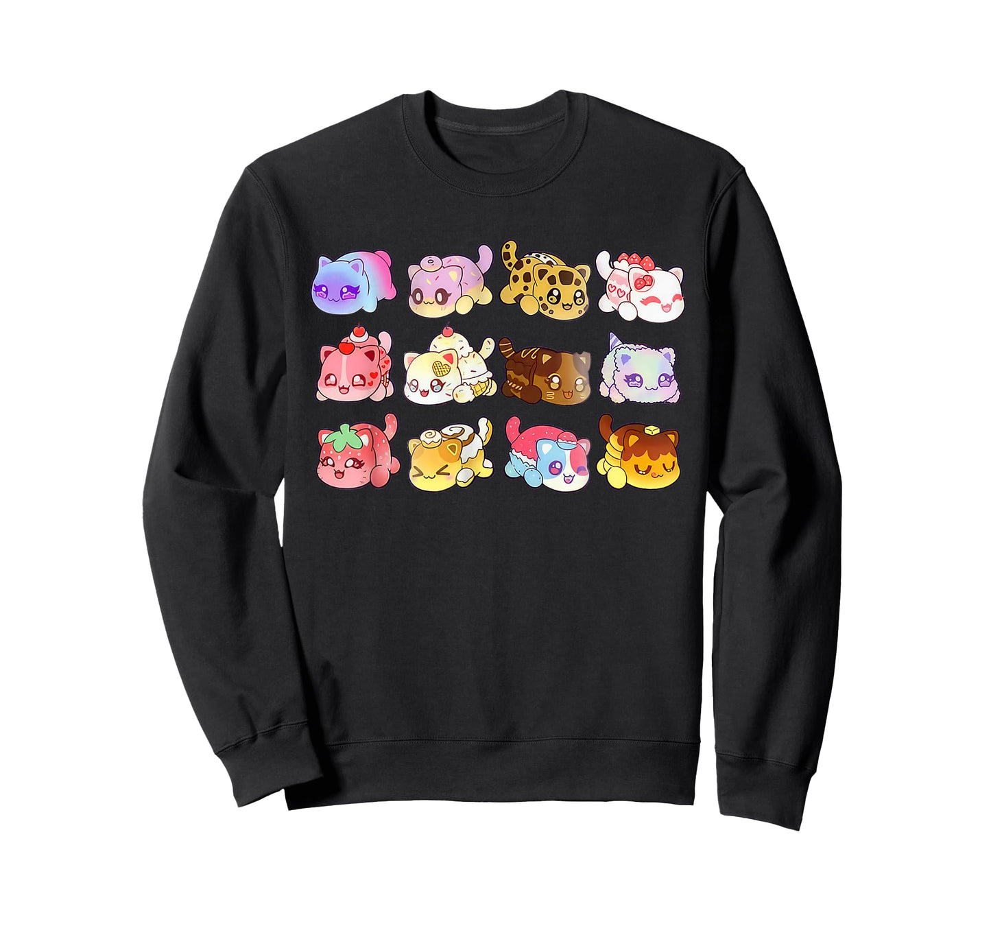 Cute Meemeow Cats Gift Tee for Kids and Cat Lovers Men Women T-Shirt