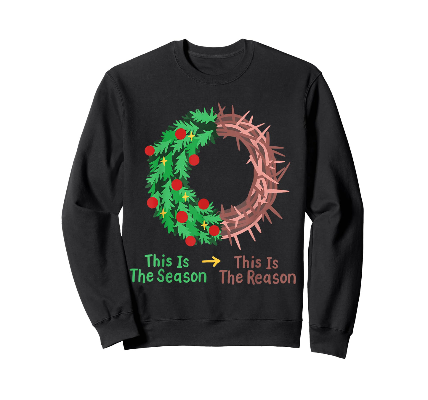 Christian Christmas Jesus This is The Season The Reason T-Shirt