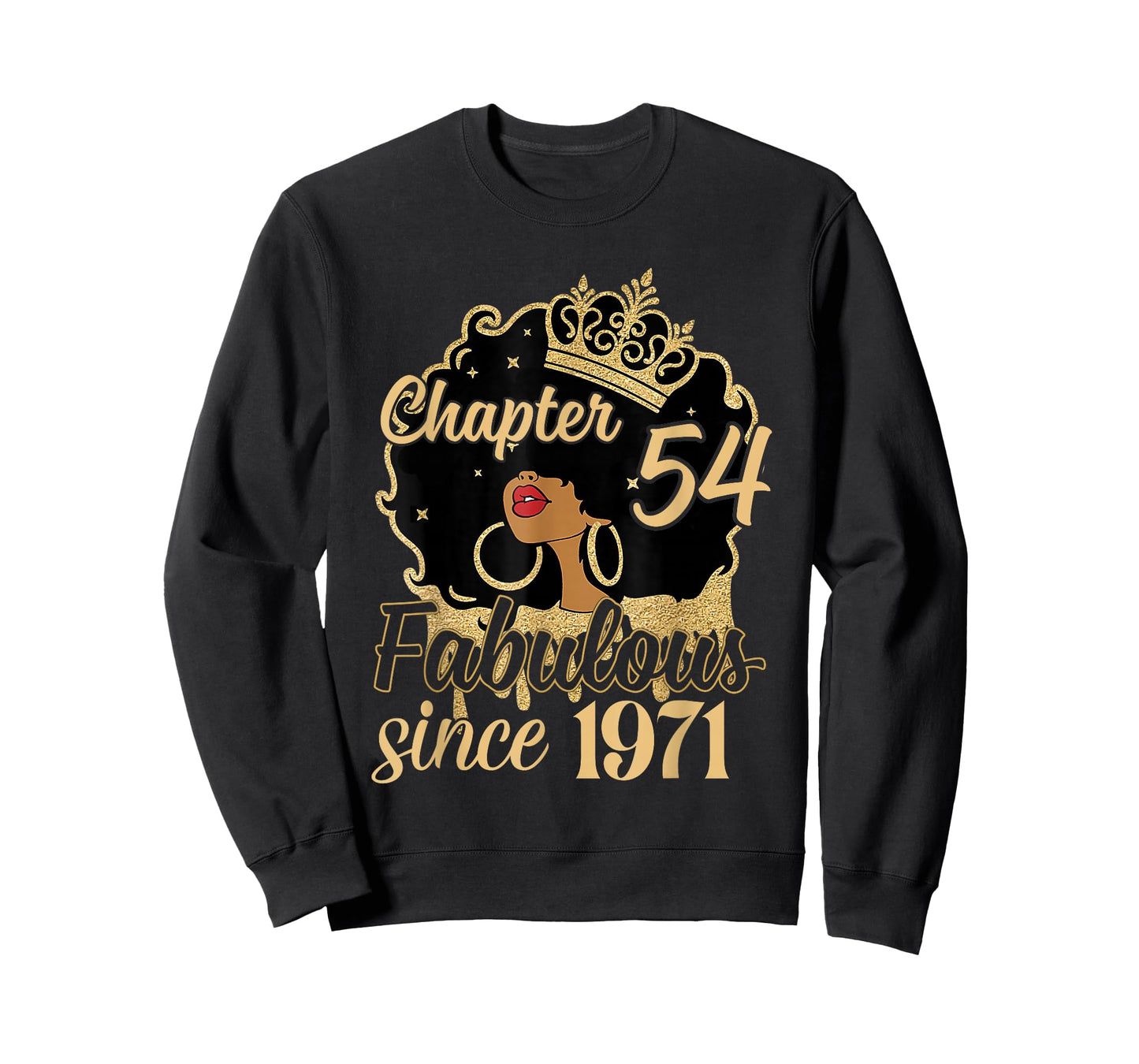 Chapter 54 Fabulous Since 1971 54th Birthday for Girls Women T-Shirt