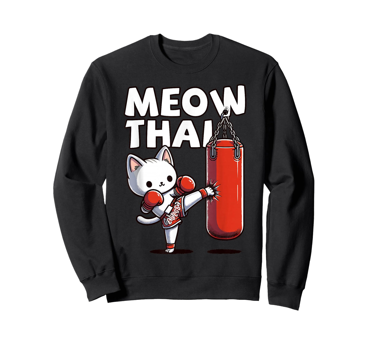 Muay Thai Cat, Meow Thai | Thai Boxing for Youth, Muay Thai T-Shirt