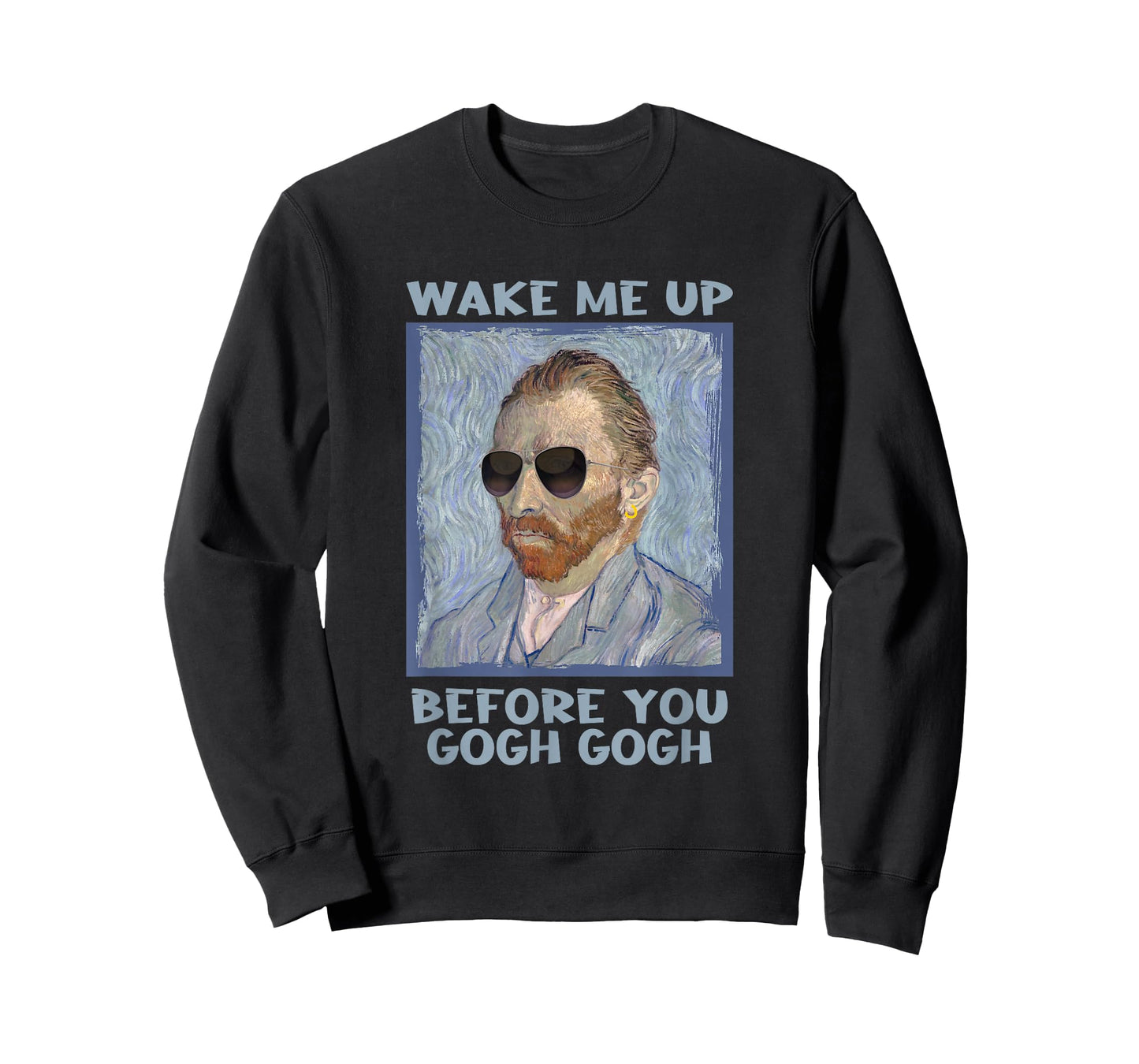 Artsy Van Gogh Meme for Men Design for Artists Men T-Shirt Small