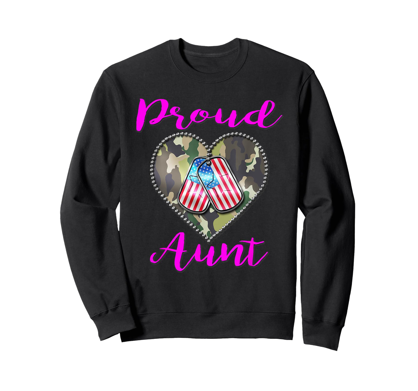 Proud Military Aunt Shirt - US Soldier's Auntie Gift Tee