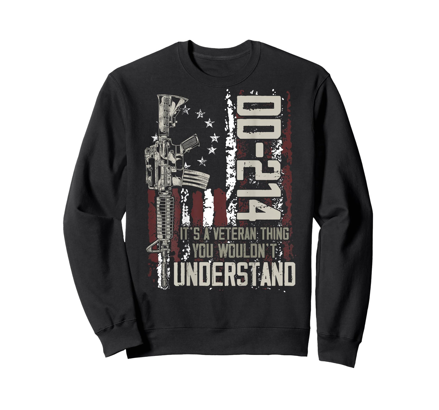 DD-214 It's A Veteran Thing You Wouldn't Understand on back T-Shirt