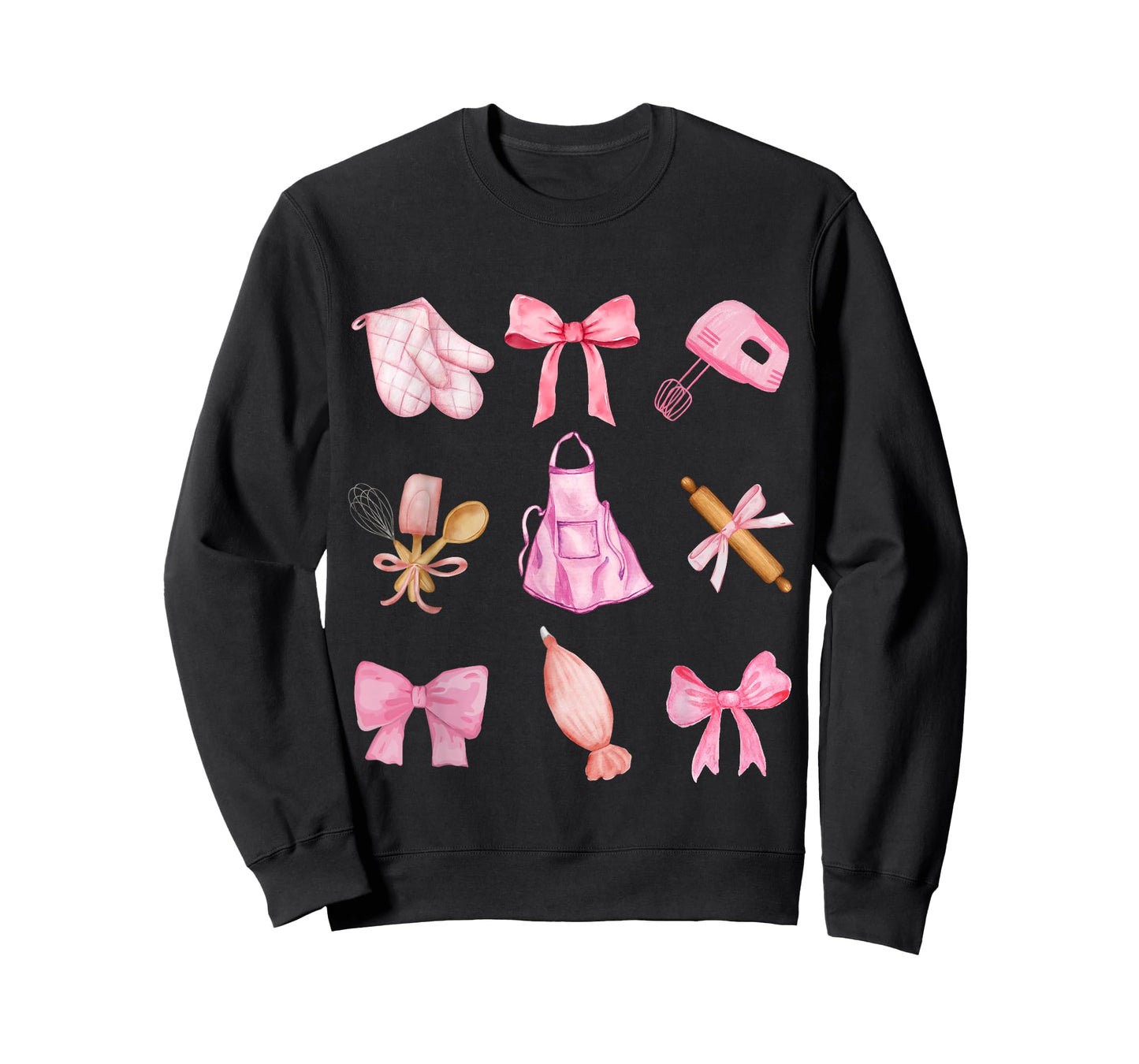 Cute Baking Pink Bow Y2k aesthetic Pink Coquette Girly Baker T-Shirt