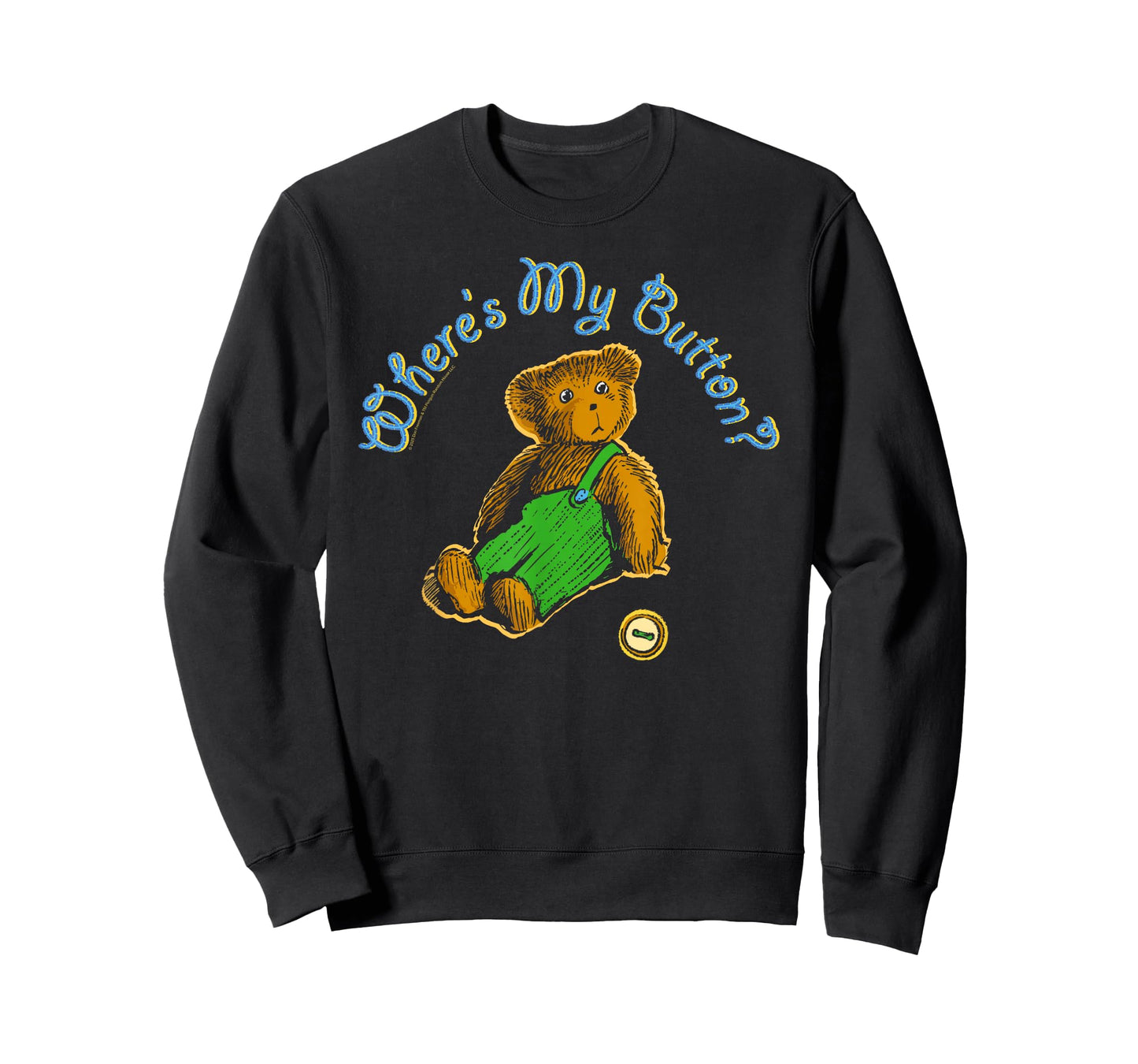 Corduroy Where's My Button Teddy Bear Retro Children's Book T-Shirt