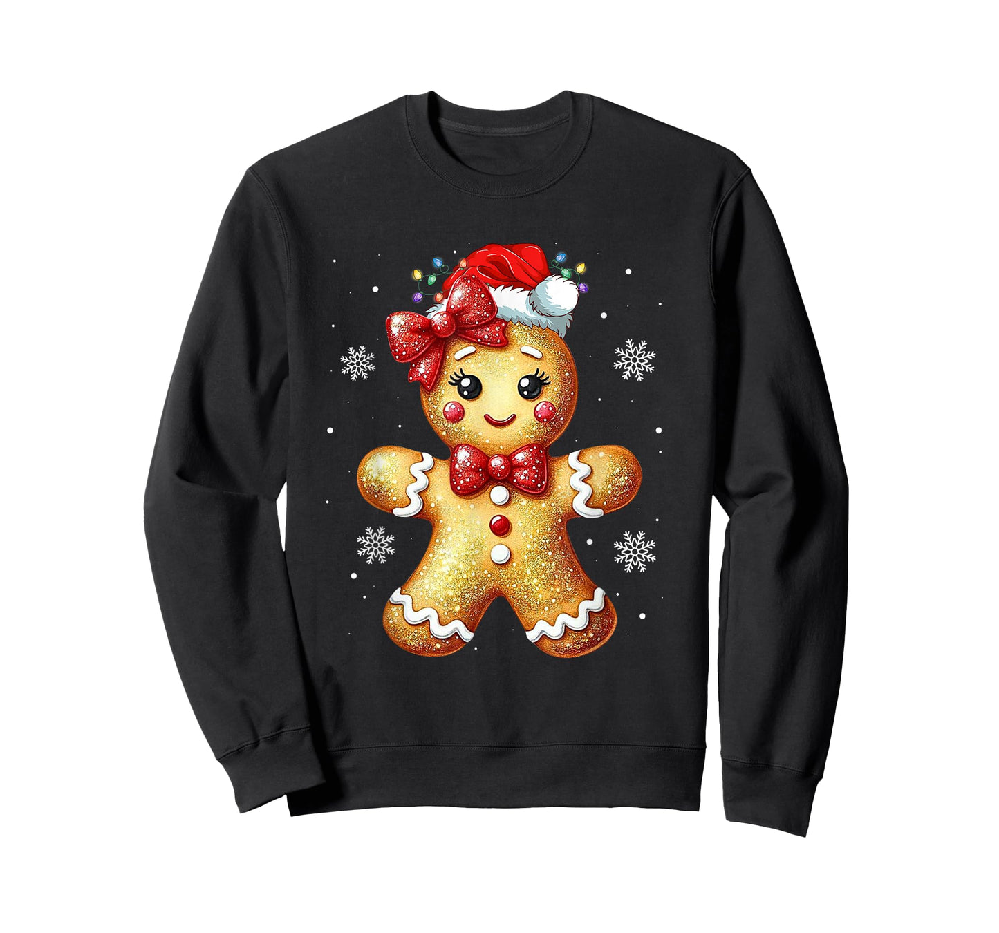 Cute Gingerbread Girl Christmas Cookie Baking Holiday Xmas T-Shirt