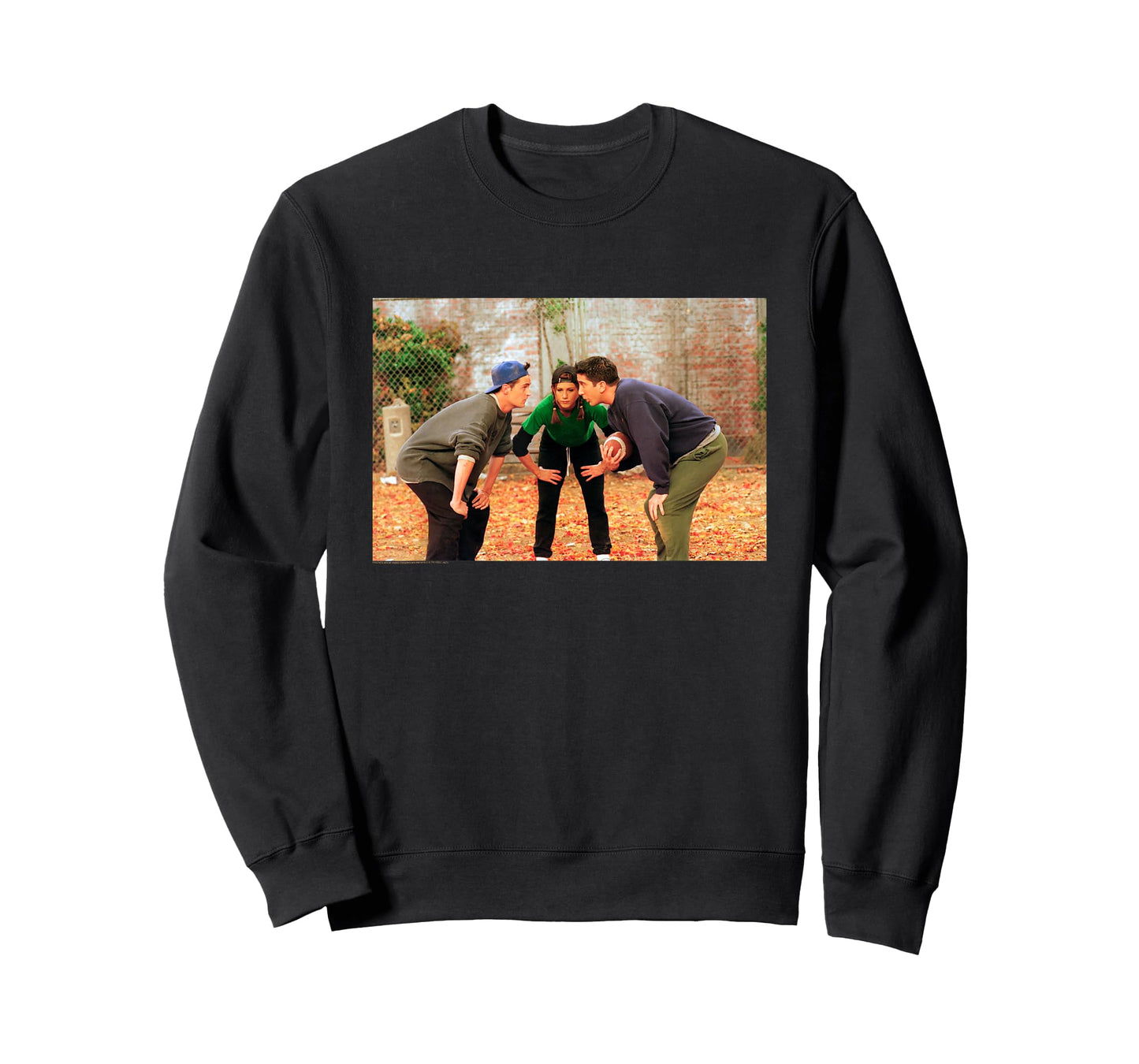 Friends Fall Chandler Rachel Ross Huddle TV Show T-Shirt