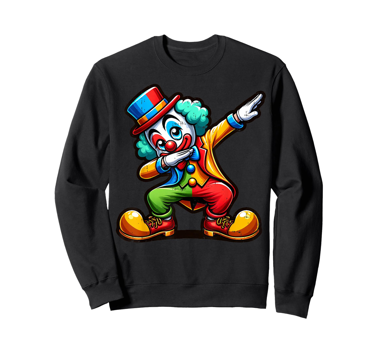 Clown Dabbing Funny Dancing Dab Boys Girls Kids T-Shirt