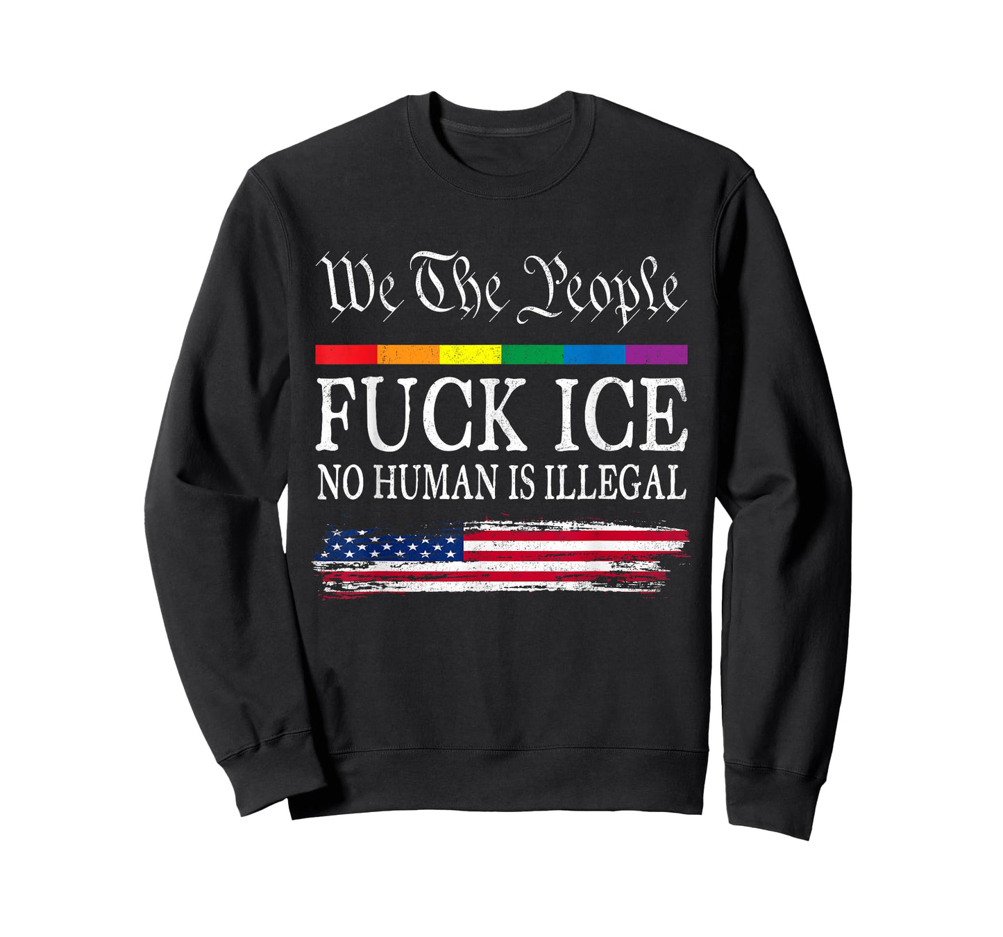 Fuck Ice No Human is Illegal Protest Immigration Activist T-Shirt