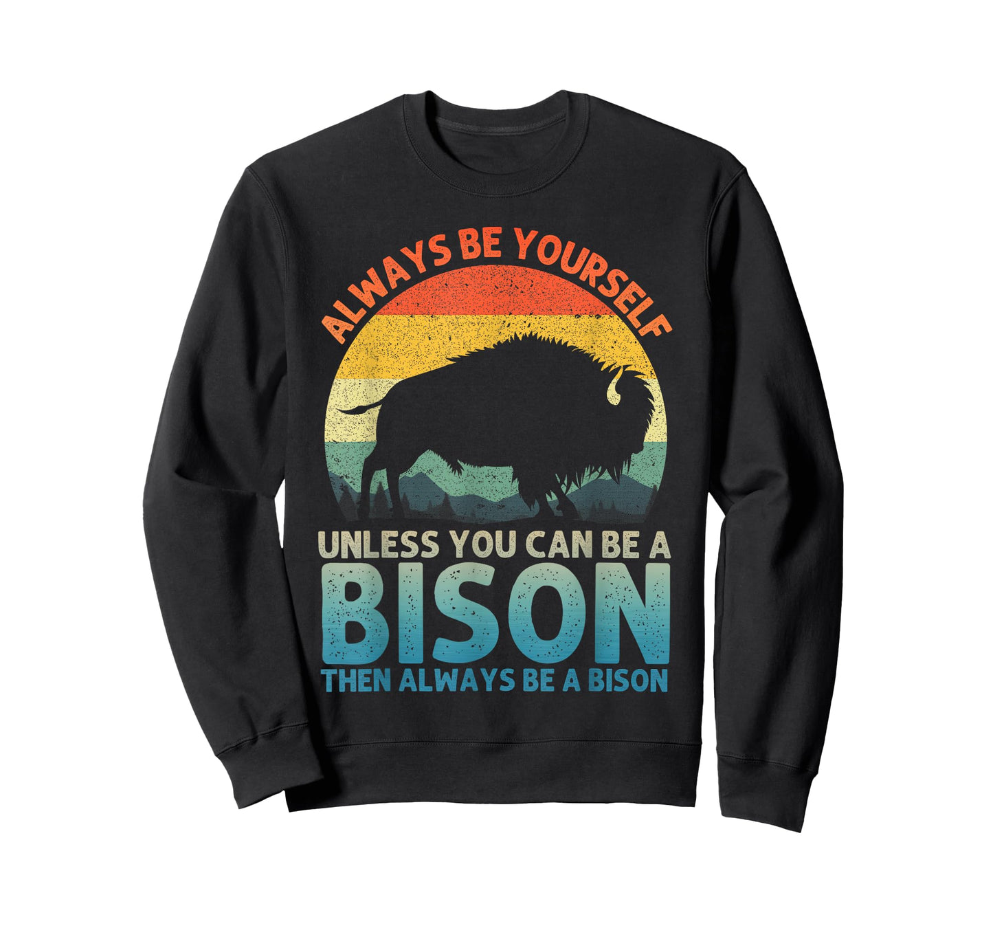 Cool Bison Design for Men Women Buffalo Animal Lovers Bison T-Shirt