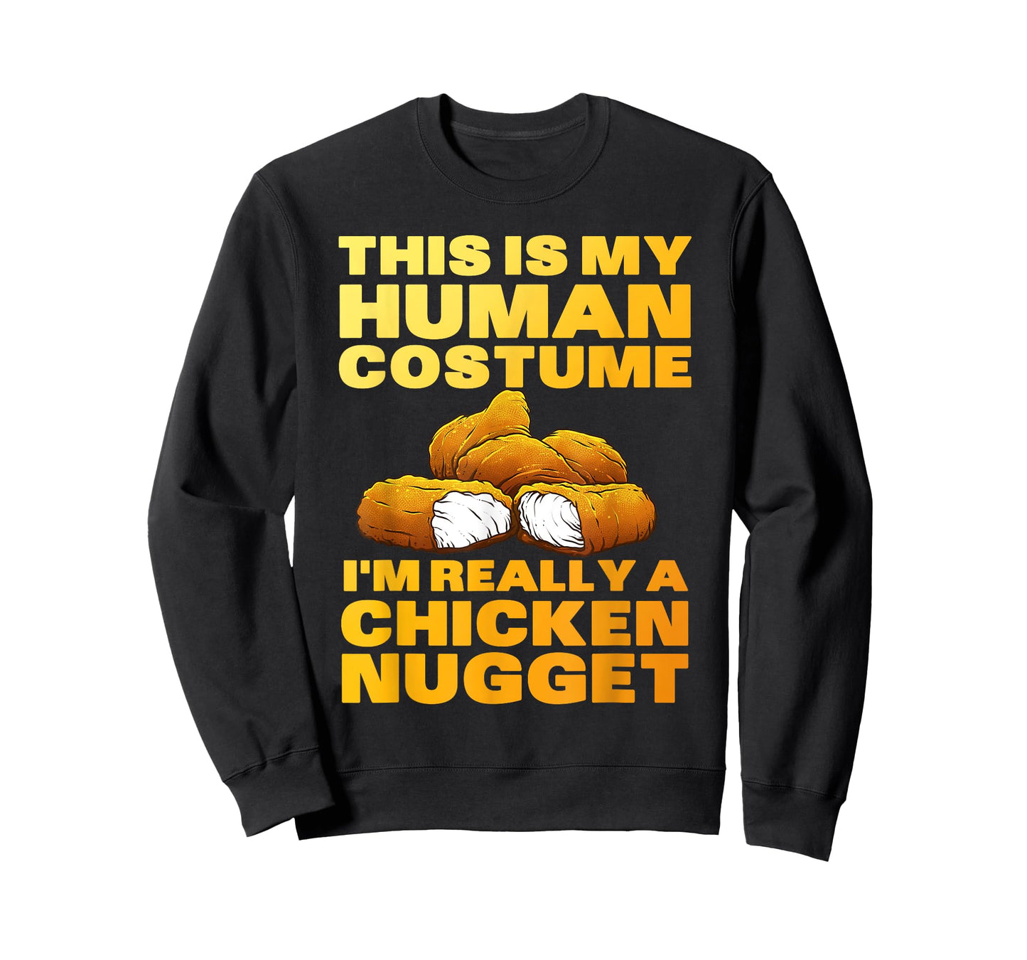 Chicken Nugget Art for Men Women Kids Chicken Nugget Costume T-Shirt