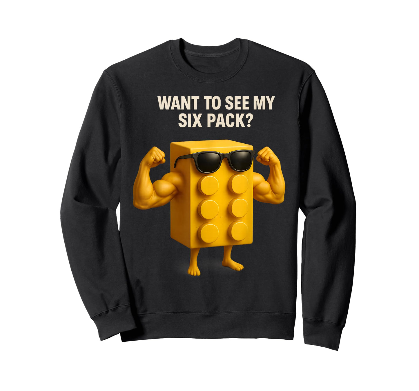 Want To See My Six Pack Bricks Lover Master Builder T-Shirt