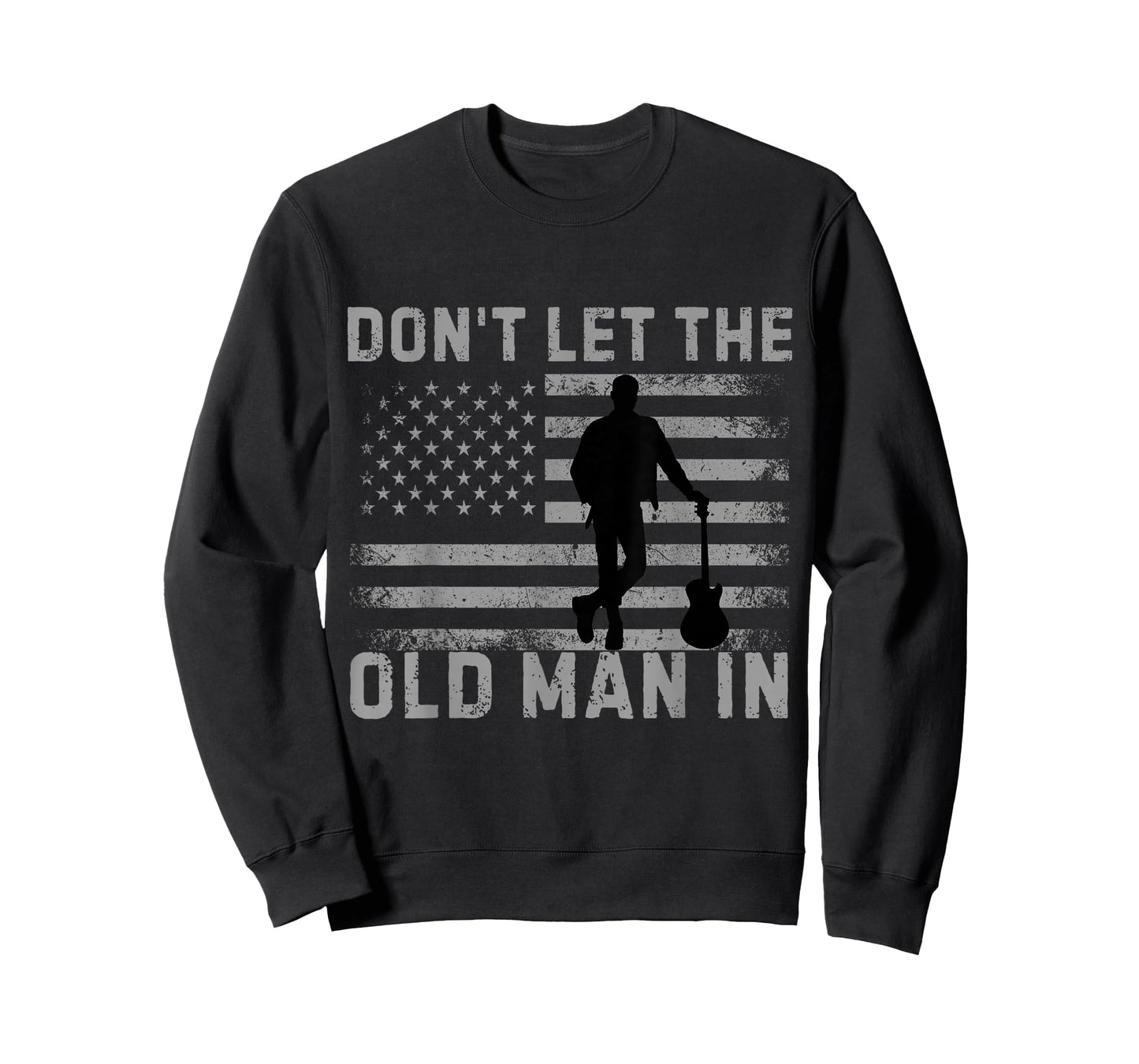 Don't Let The Old Man In Vintage American Flag T-Shirt
