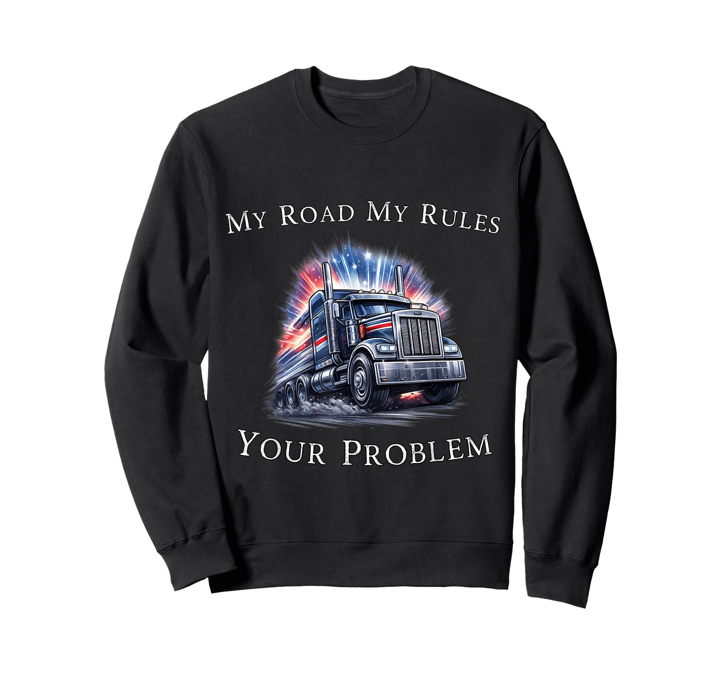 Trucker American Flag Truck Driver T-Shirt