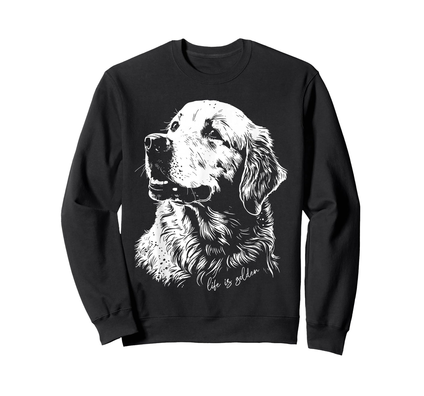 Life Is Golden Golden Retriever Cute Golden Retriever T-Shirt