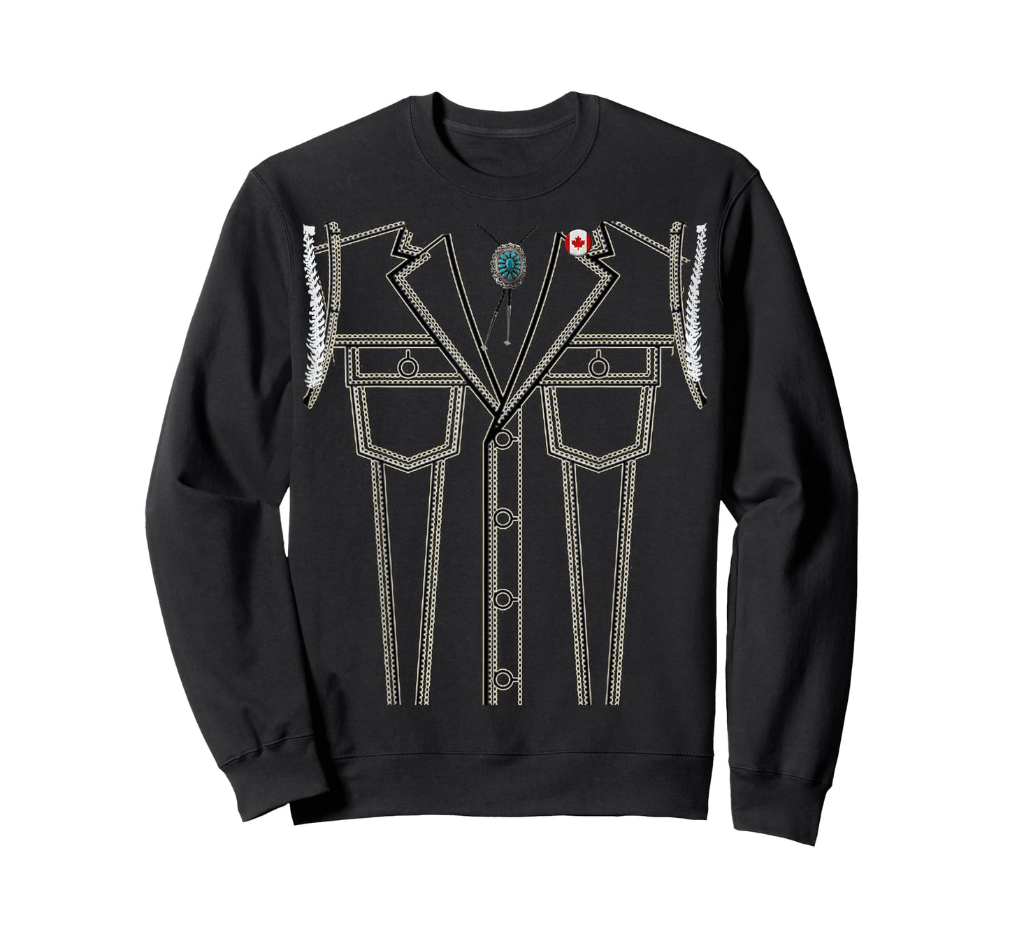 Canadian Tuxedo T Shirt - Novelty Denim Tux T-Shirt