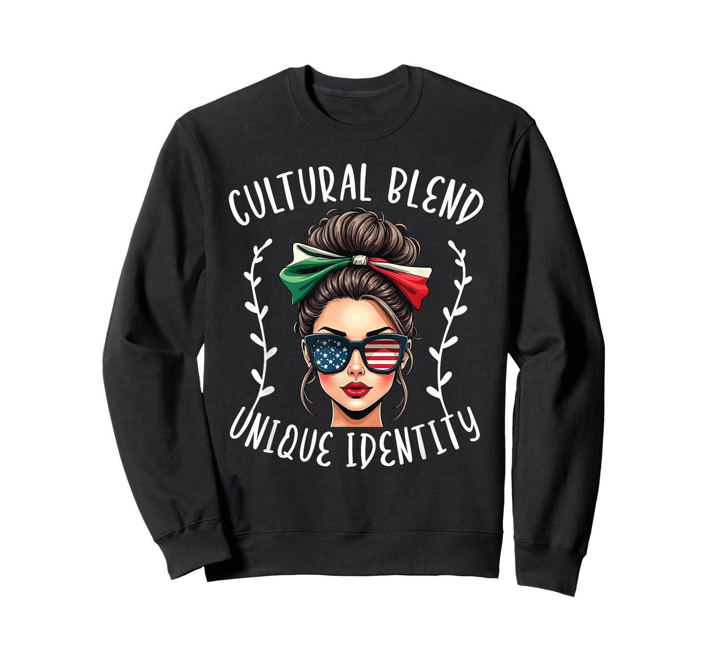 Half Mexican Half American USA Flag Mexican T-Shirt
