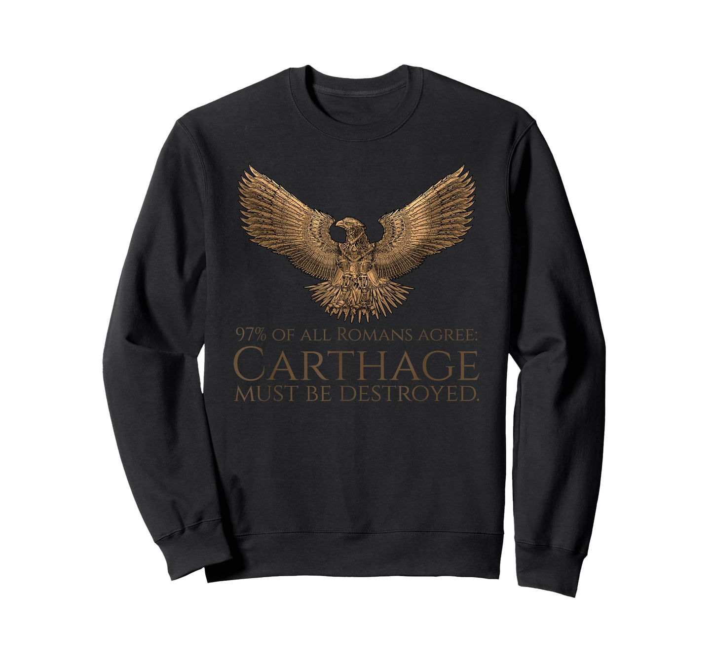 Ancient Rome Steampunk Eagle - Carthage Must Be Destroyed T-Shirt