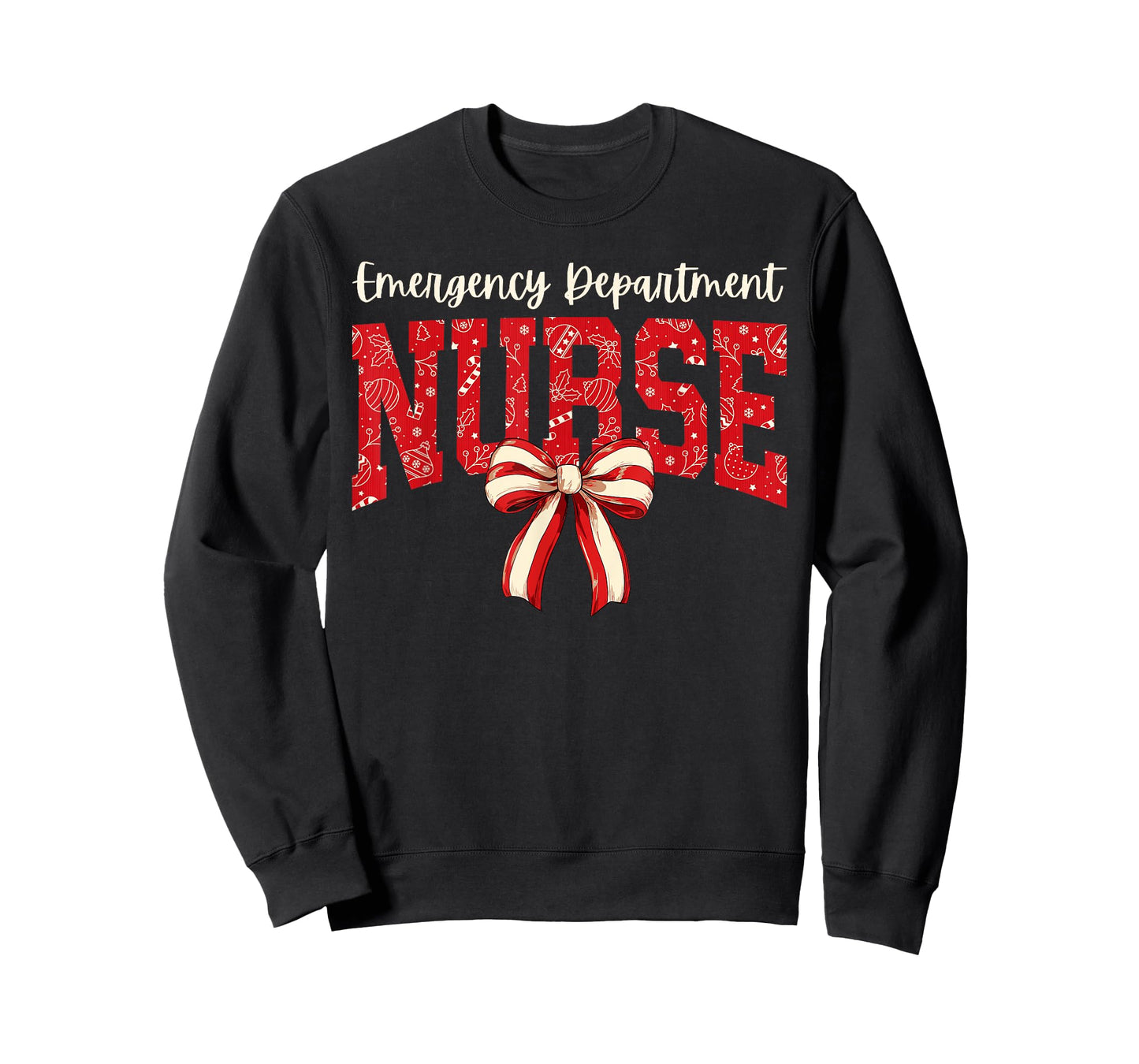 Christmas Emergency Room ER RN Nurse Department T-Shirt